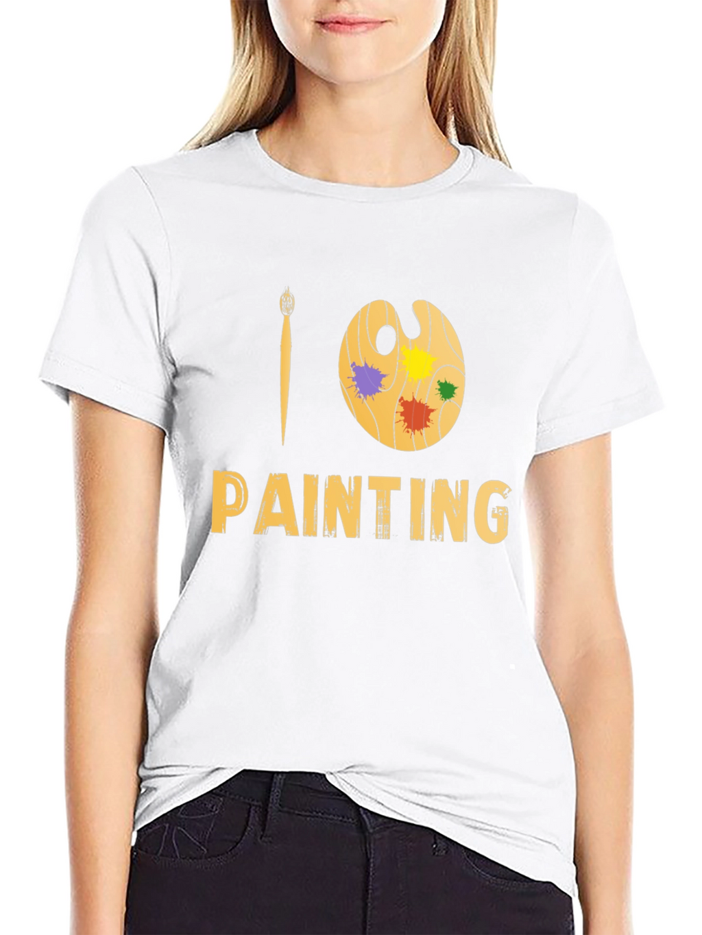 I Love Painting T-Shirt - Artistic Design