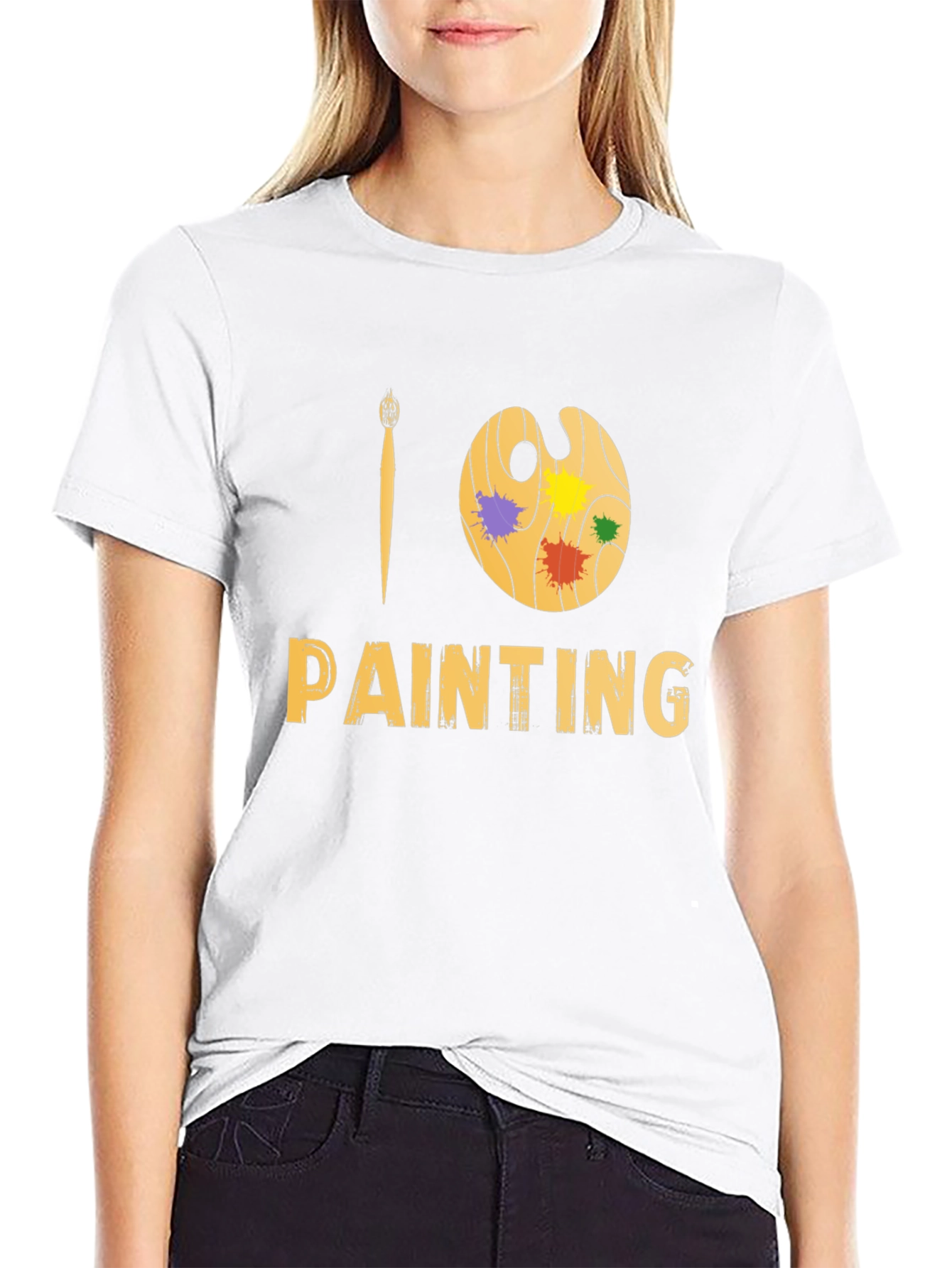 I Love Painting T-Shirt - Artistic Design