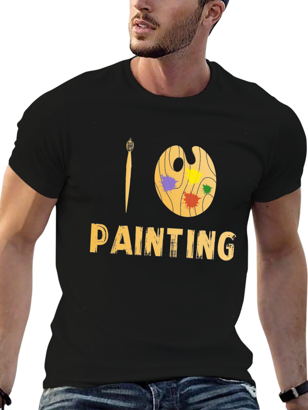 I Love Painting T-Shirt - Artistic Design