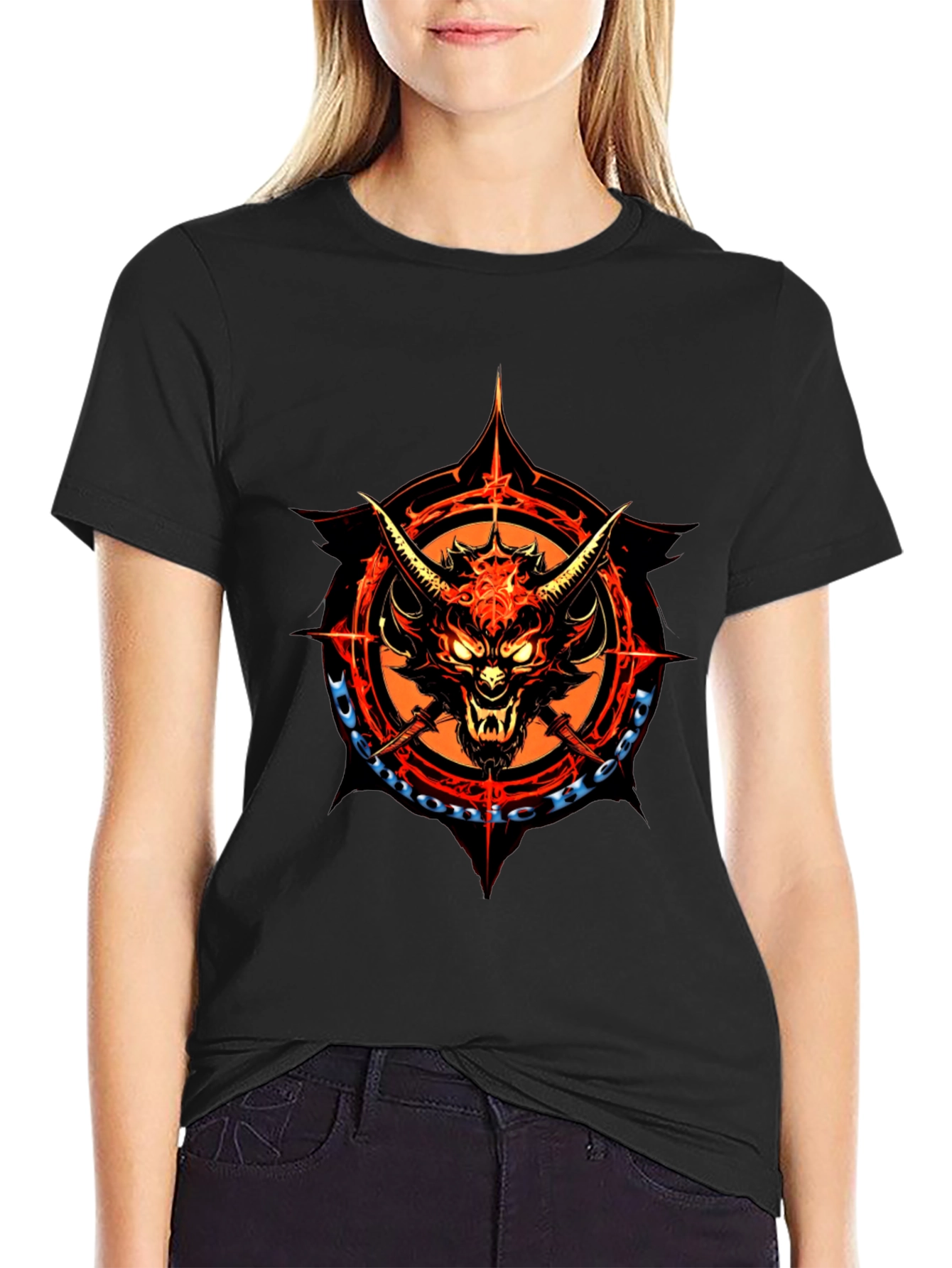 Demonic Beast Graphic T-Shirt
