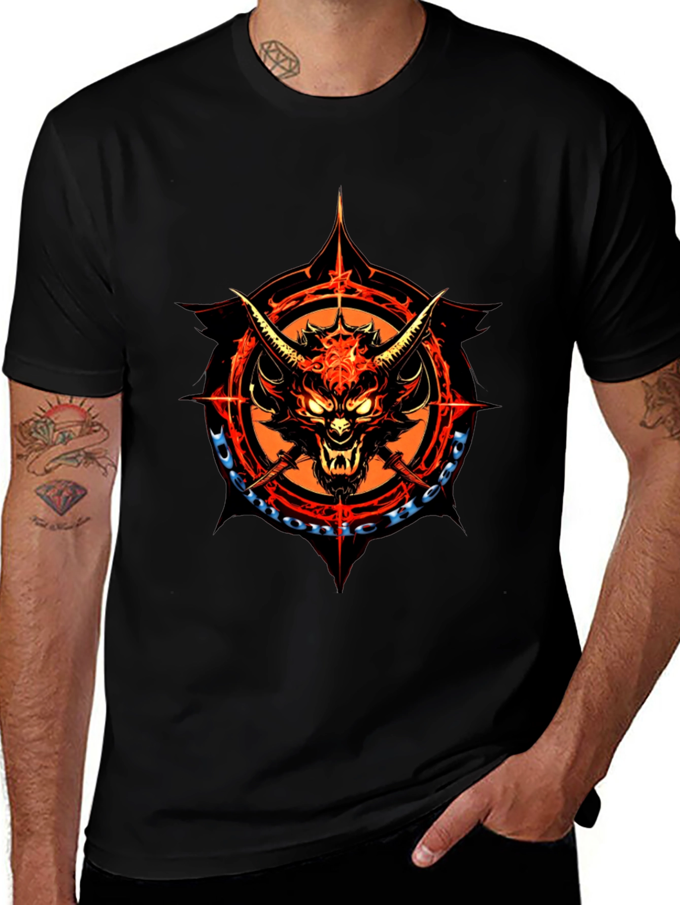 Demonic Beast Graphic T-Shirt