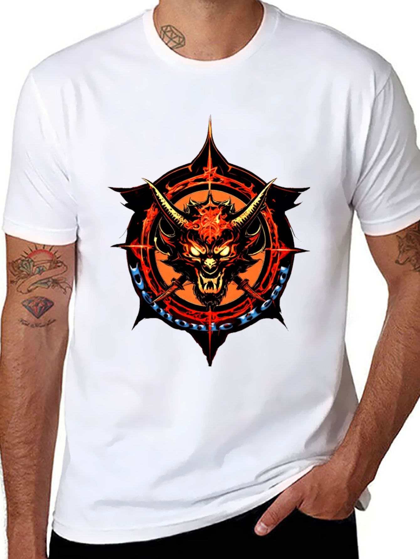 Demonic Beast Graphic T-Shirt