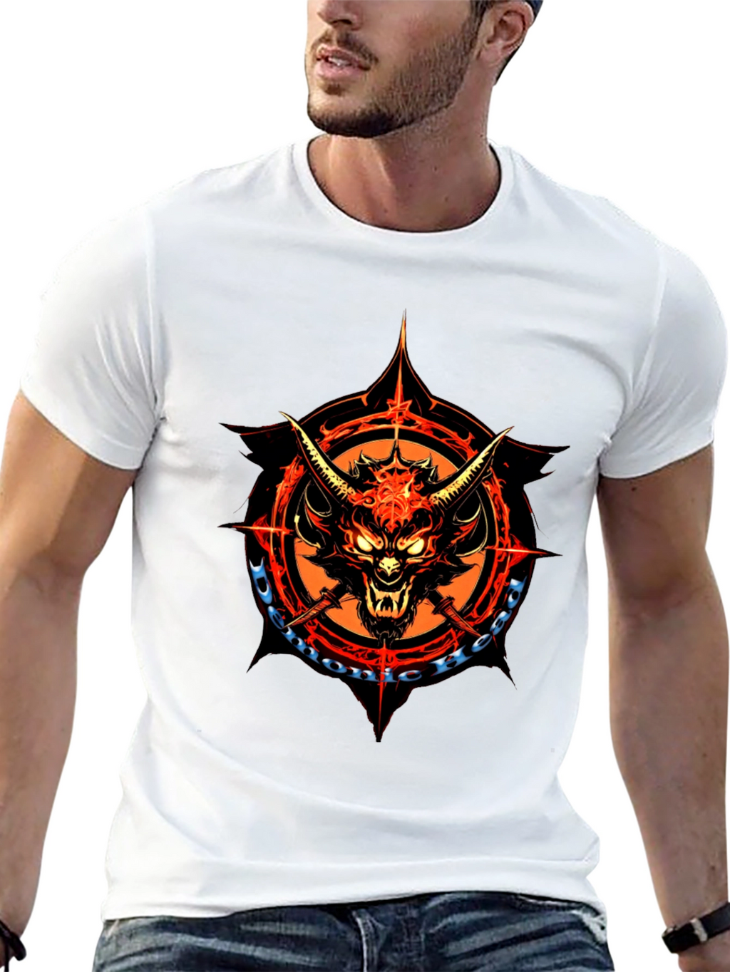 Demonic Beast Graphic T-Shirt