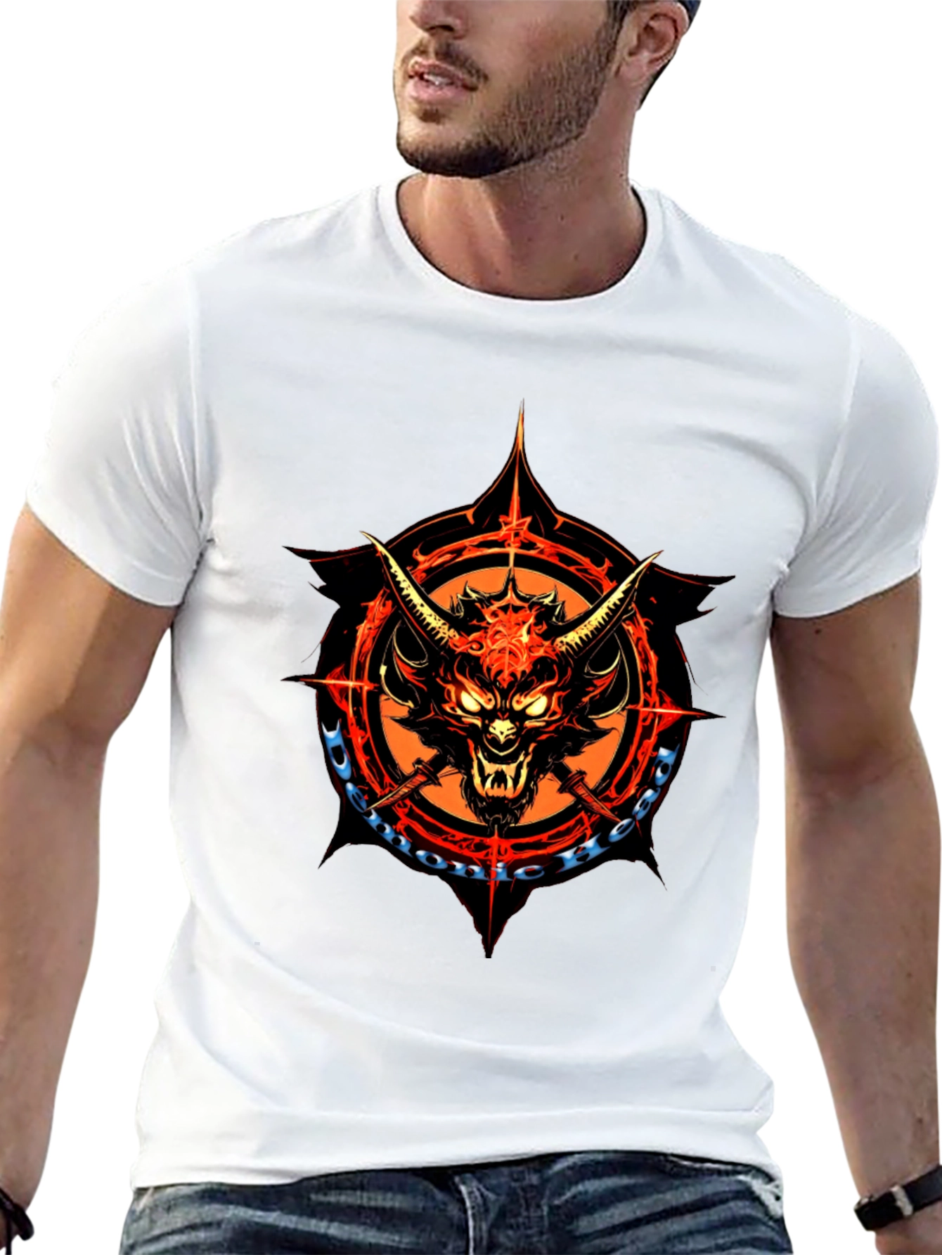 Demonic Beast Graphic T-Shirt