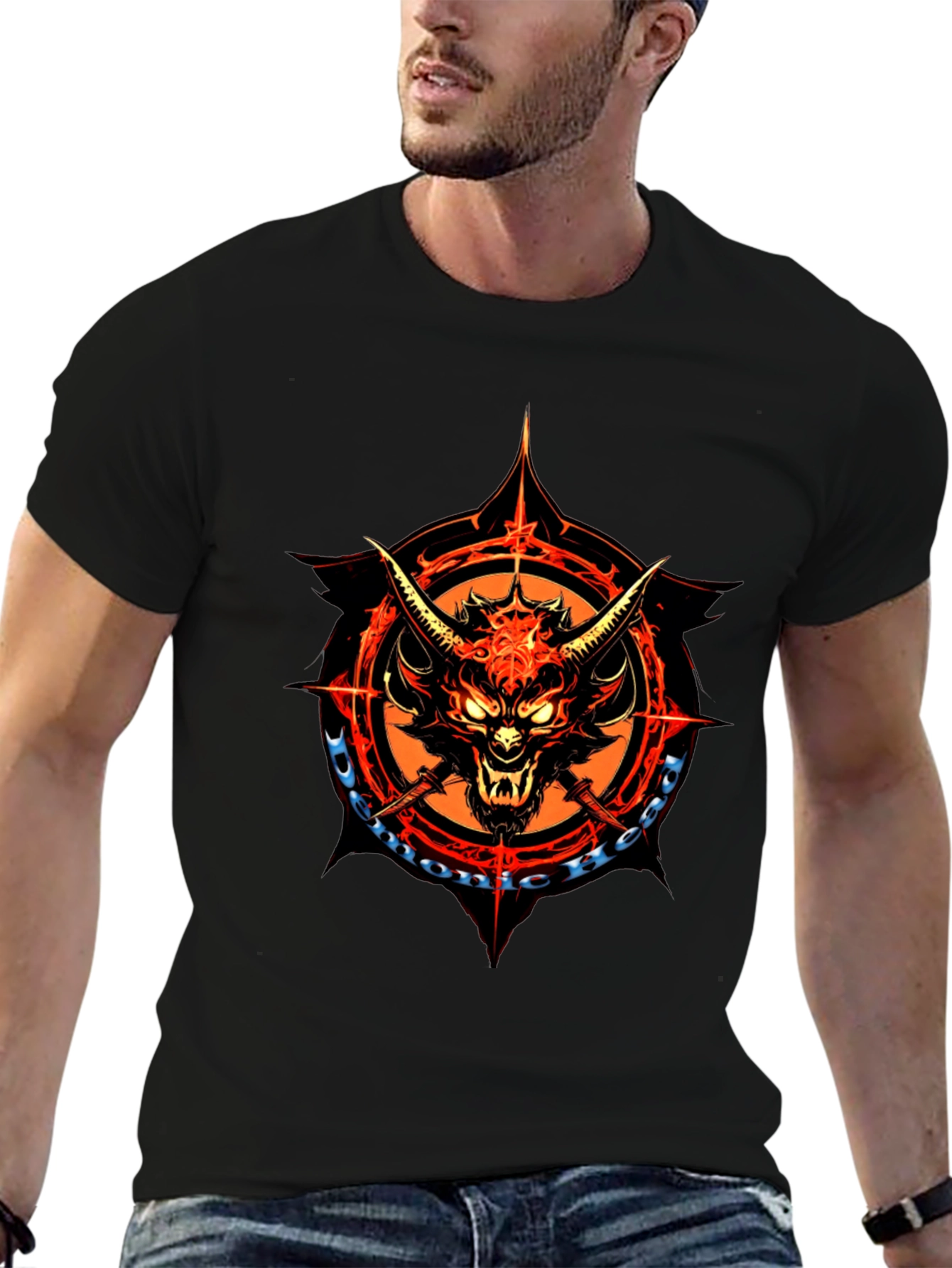 Demonic Beast Graphic T-Shirt