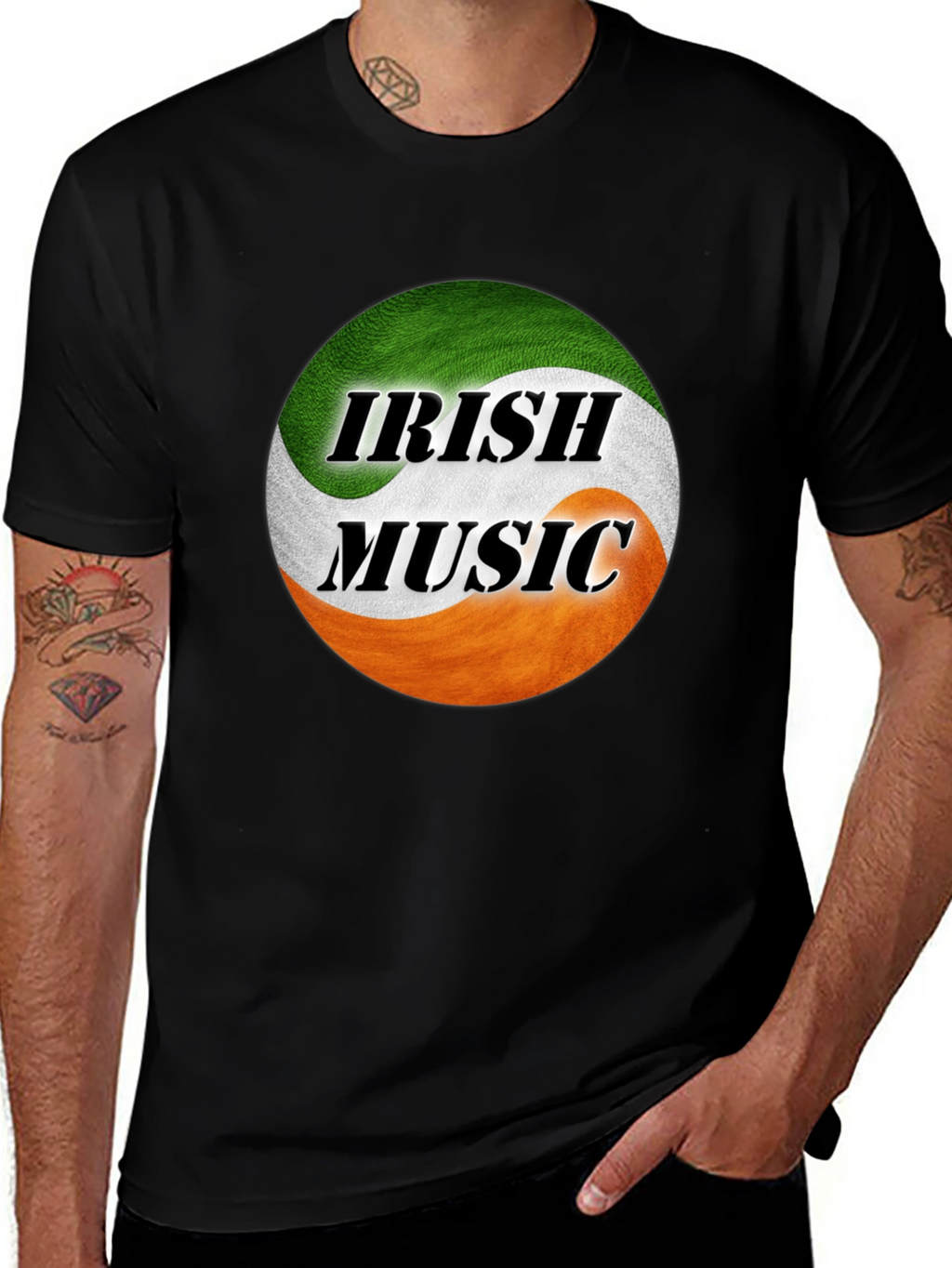 Irish Music Yin Yang T-Shirt