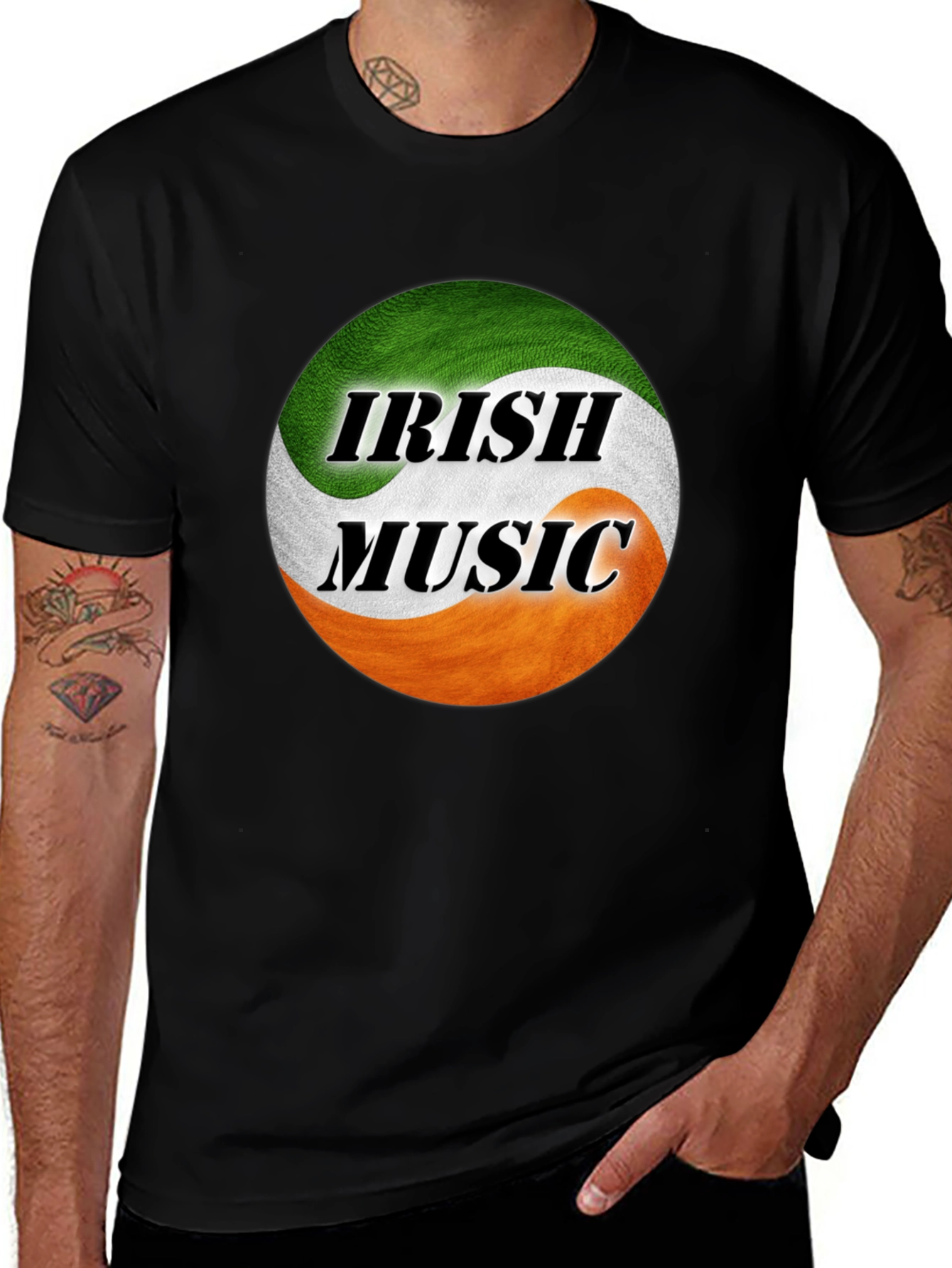 Irish Music Yin Yang T-Shirt