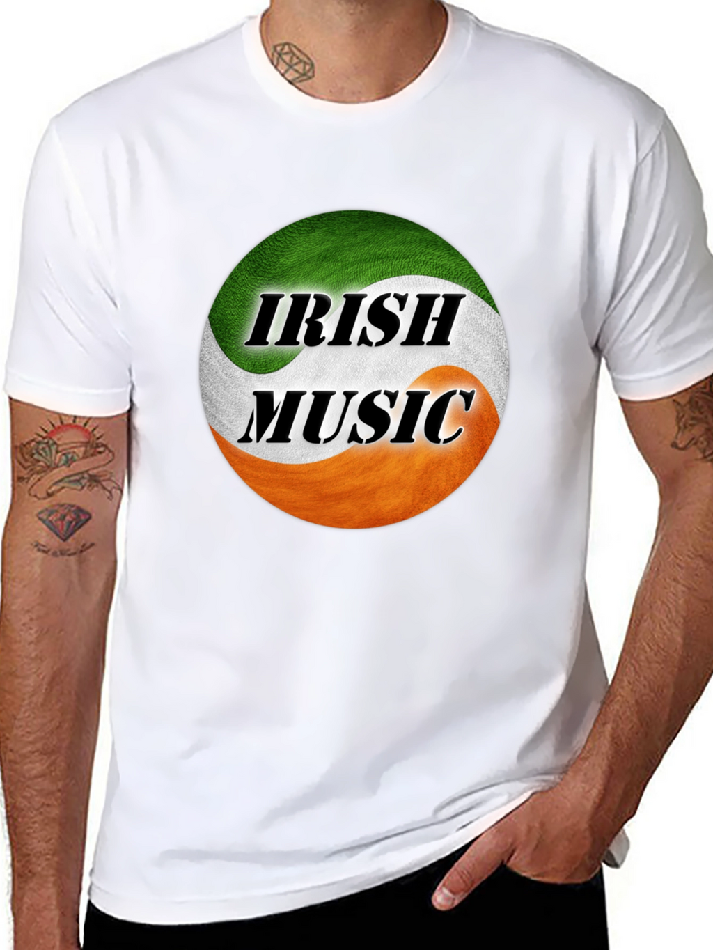 Irish Music Yin Yang T-Shirt