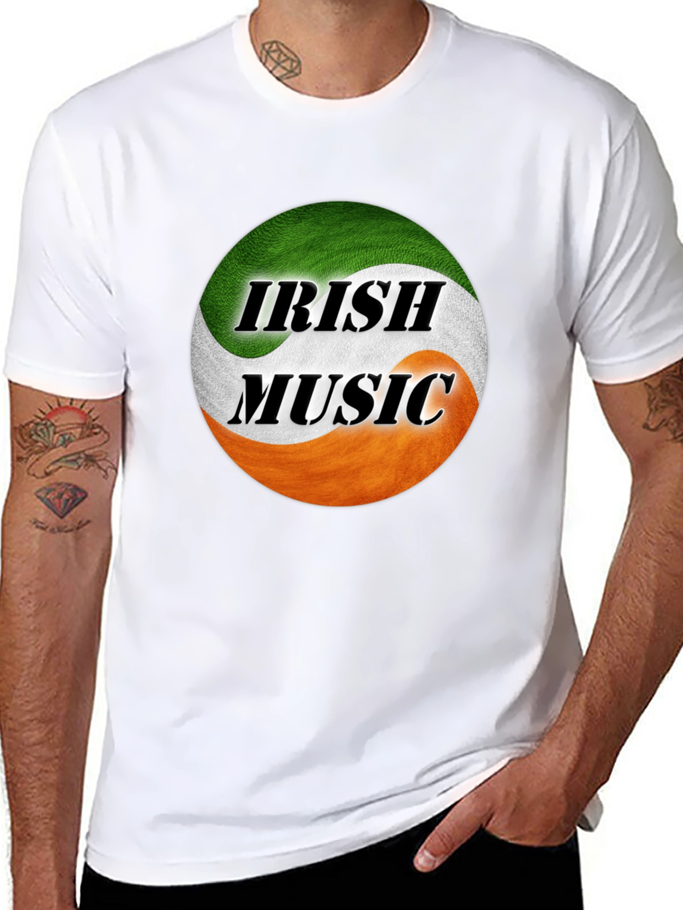 Irish Music Yin Yang T-Shirt