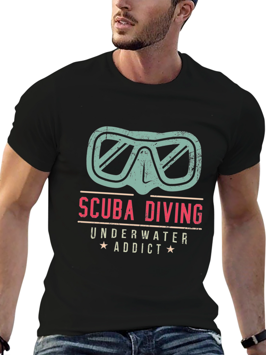 Scuba Diving Underwater Addict T-Shirt