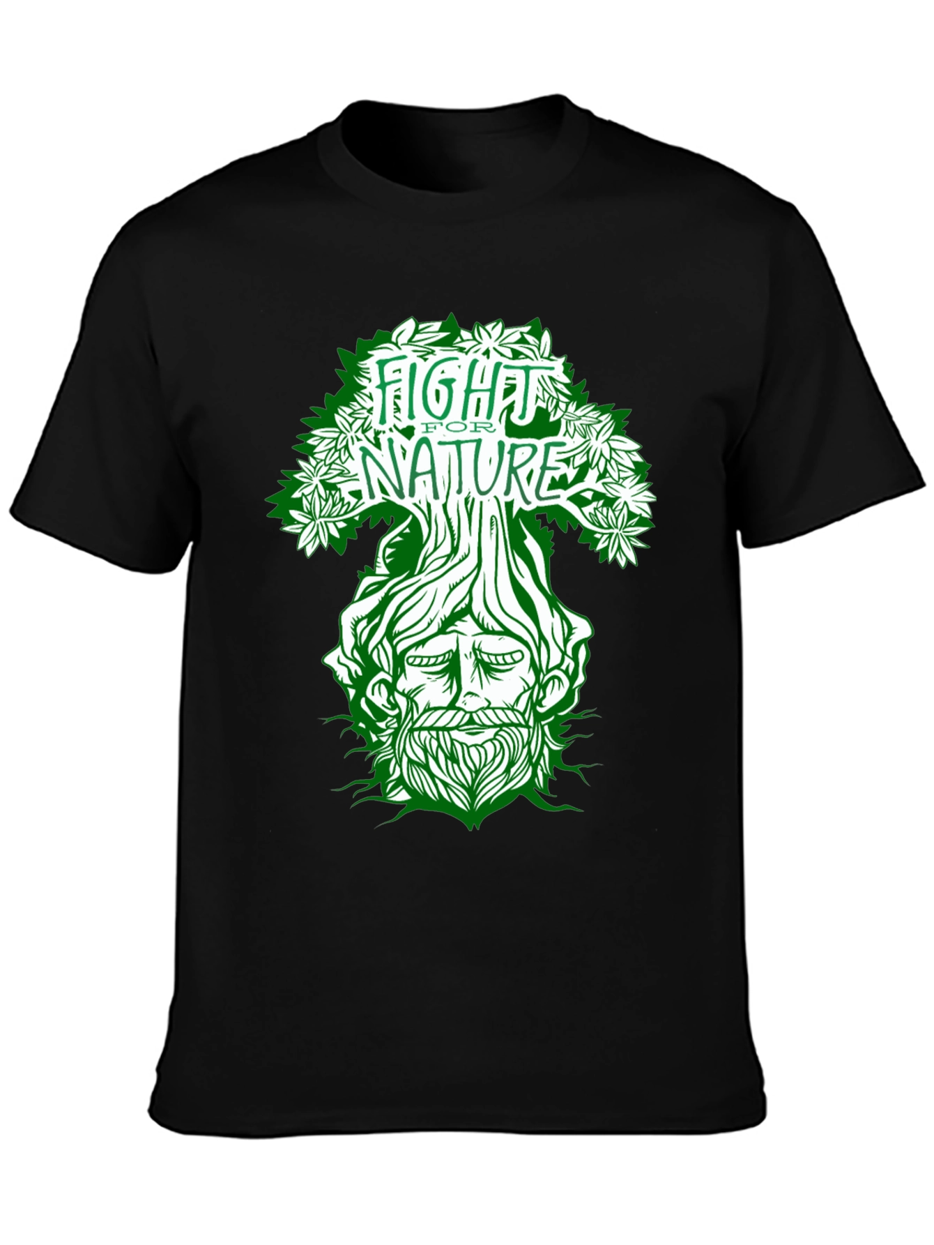 Fight For Nature T-Shirt - Tree Man Graphic Tee