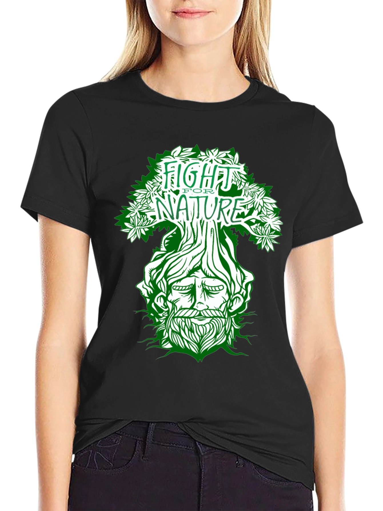 Fight For Nature T-Shirt - Tree Man Graphic Tee
