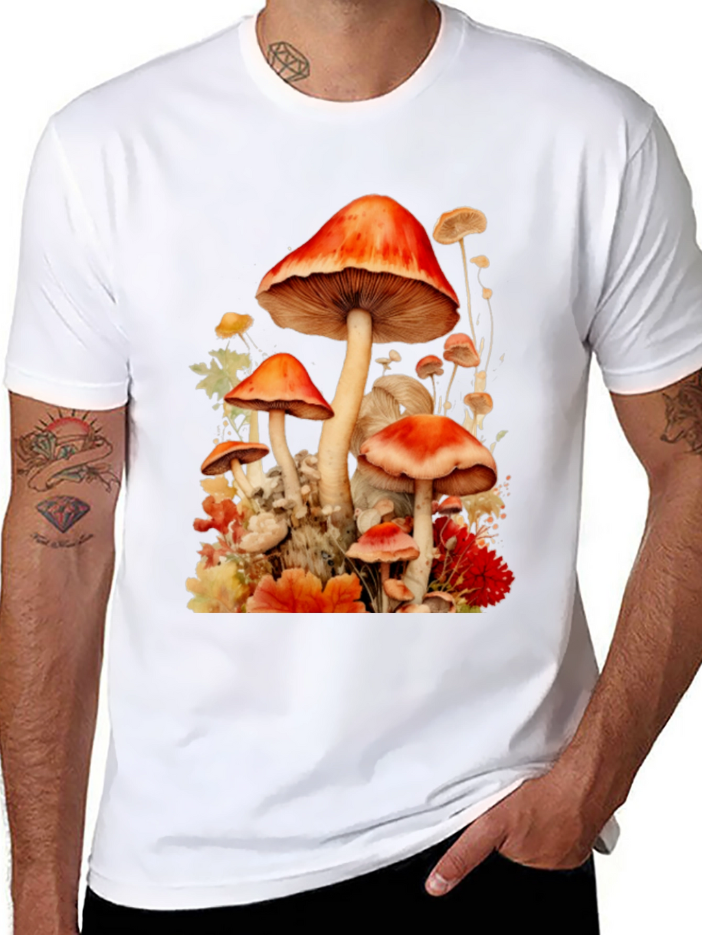Mushroom Watercolor T-Shirt