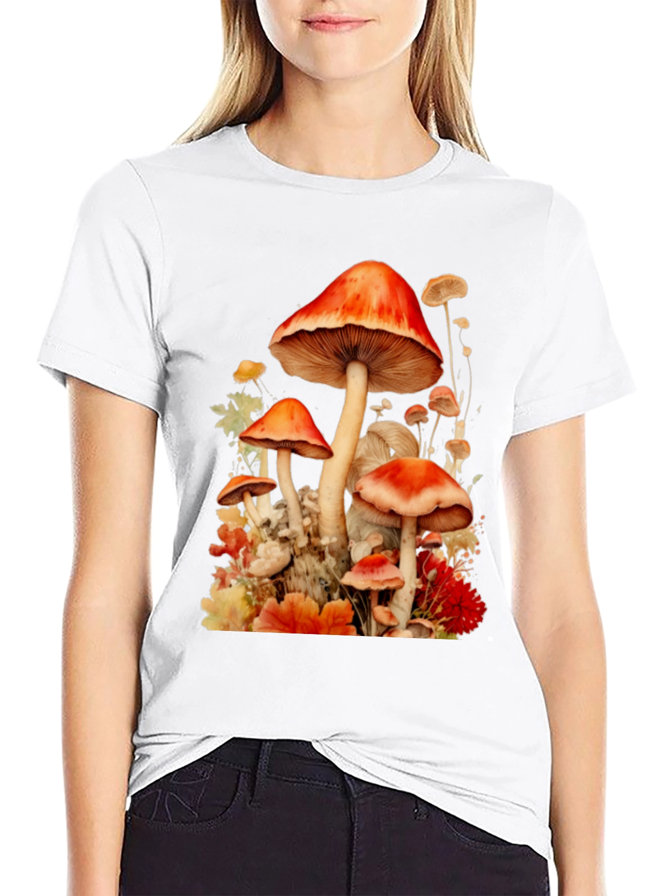 Mushroom Watercolor T-Shirt