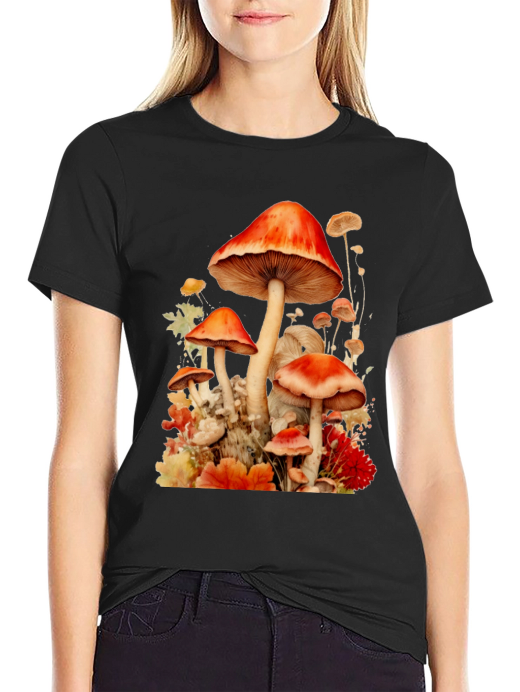 Mushroom Watercolor T-Shirt