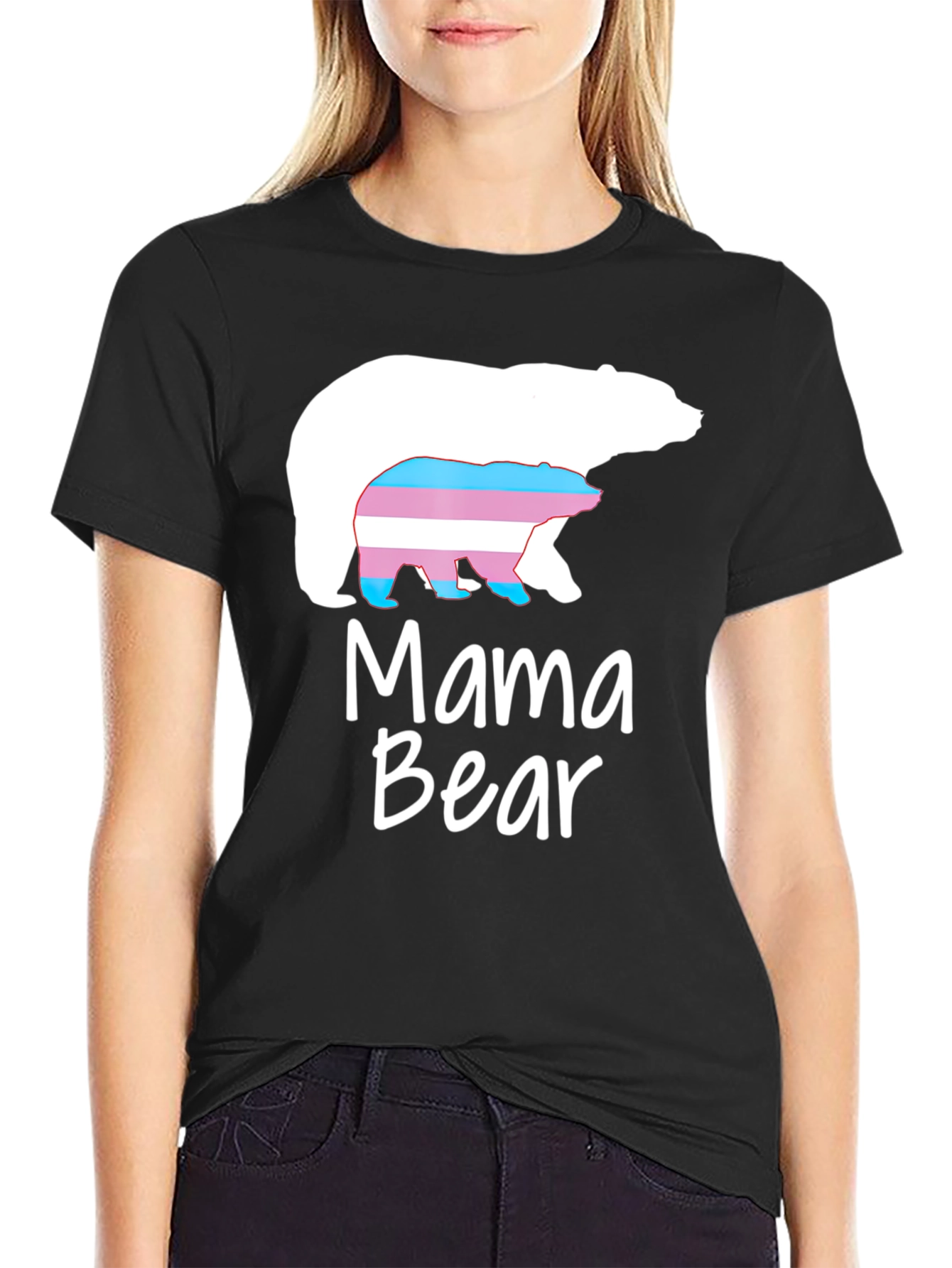 Mama Bear T-Shirt - Transgender Pride