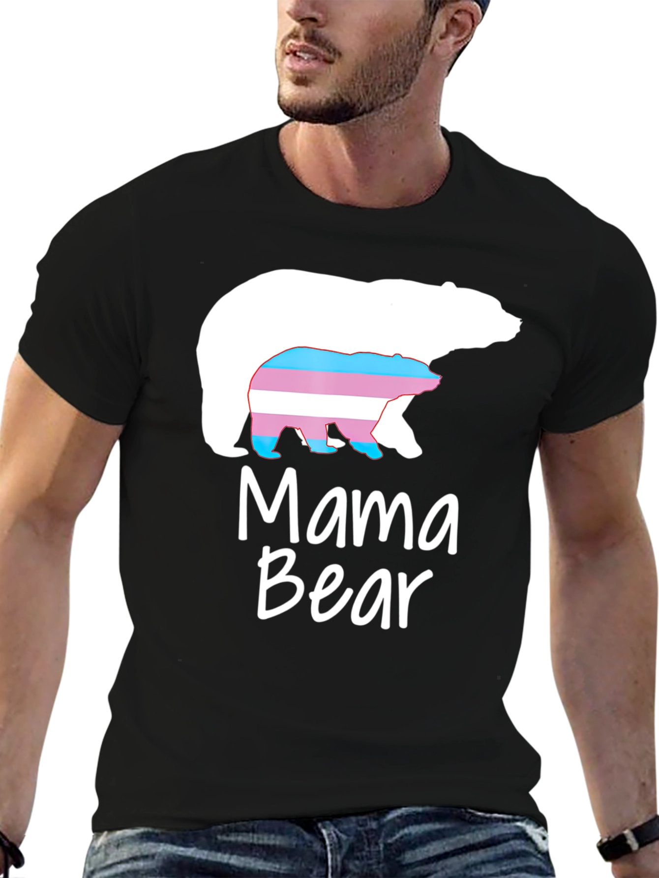 Mama Bear T-Shirt - Transgender Pride