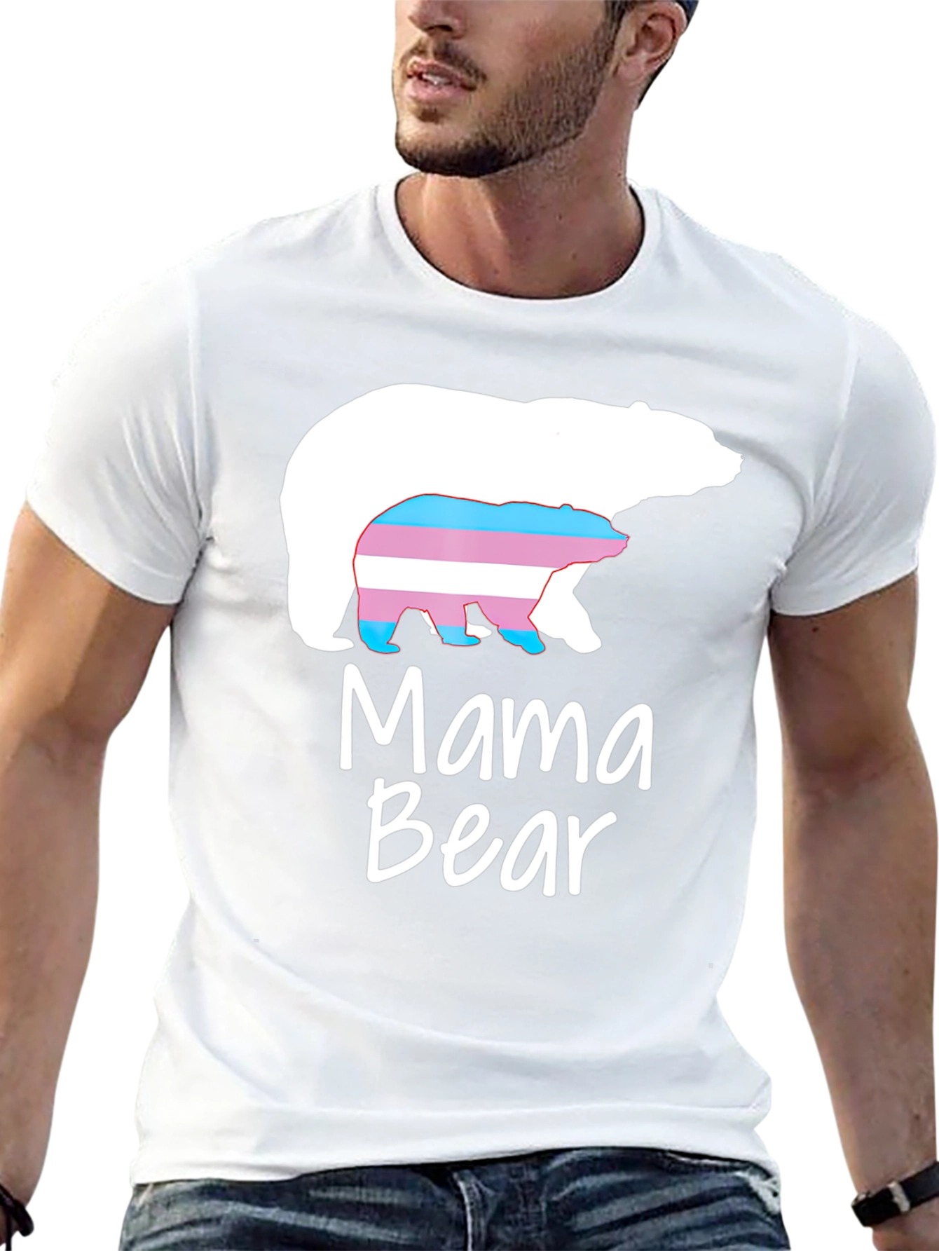 Mama Bear T-Shirt - Transgender Pride
