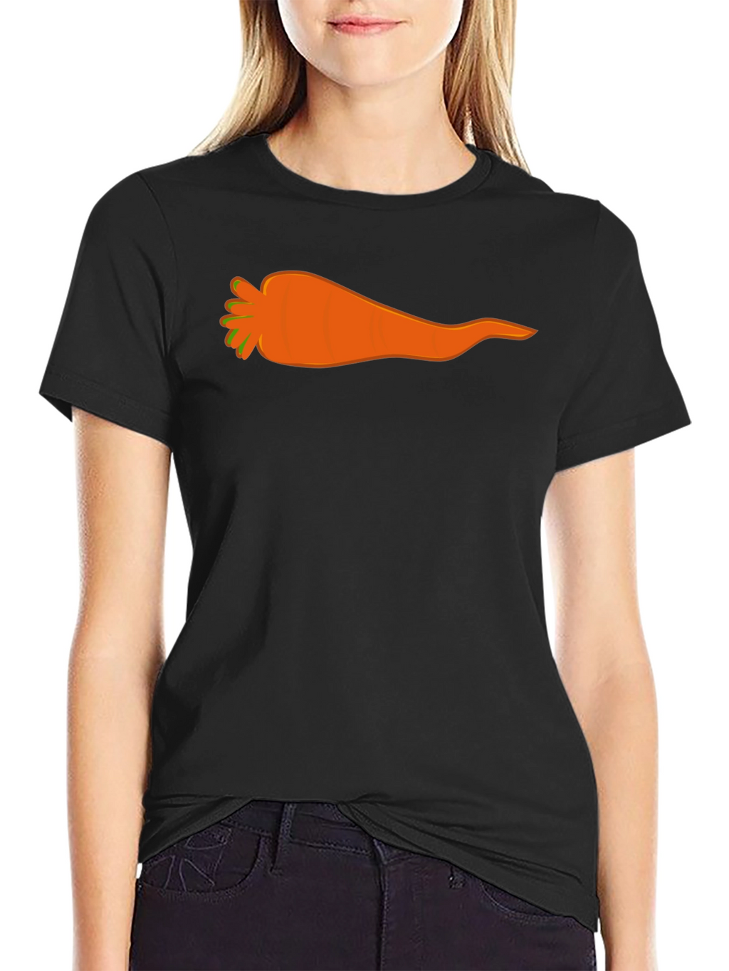 Funny Carrot Graphic Tee - Trendy Mens T-Shirt