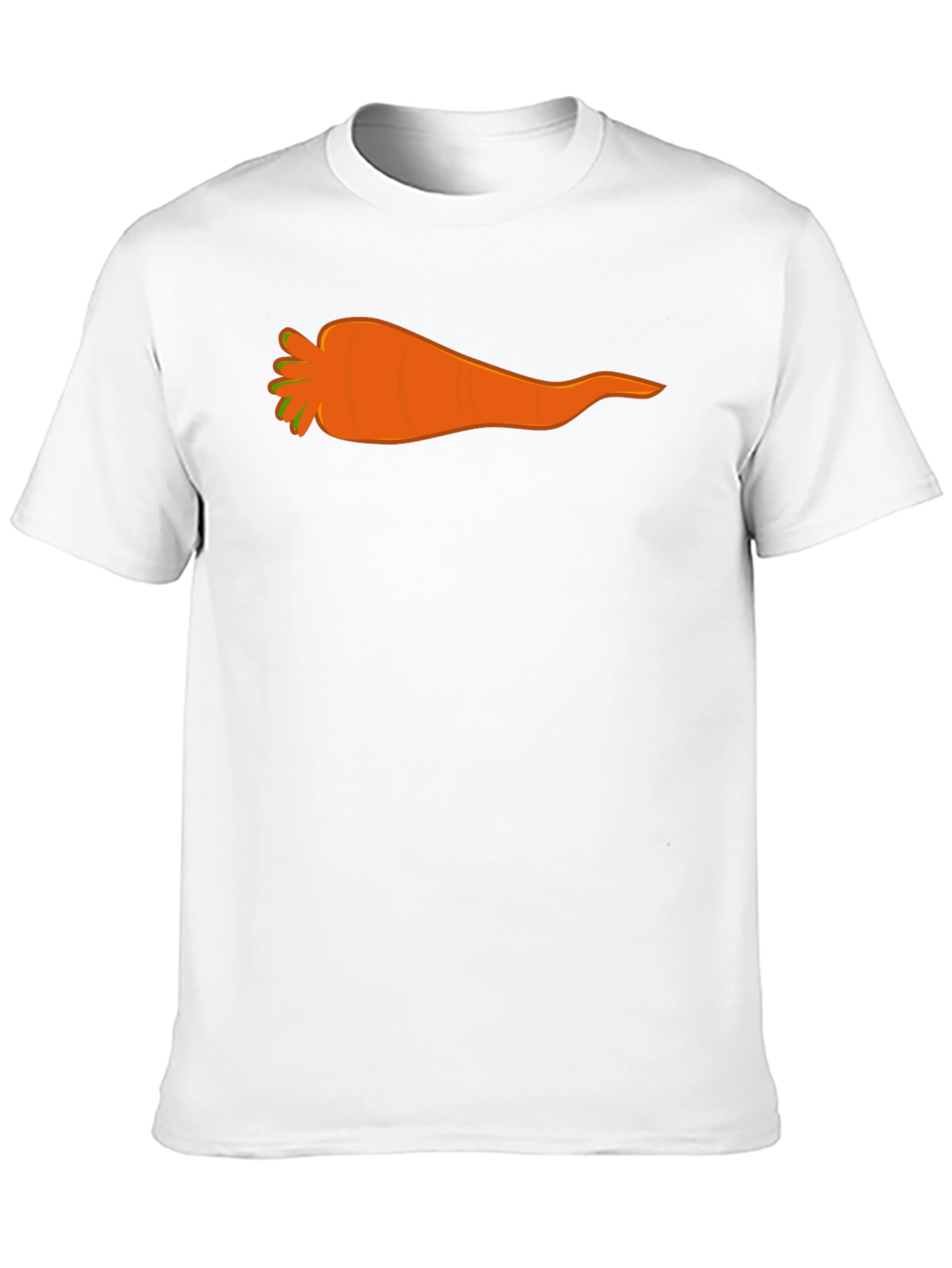 Funny Carrot Graphic Tee - Trendy Mens T-Shirt