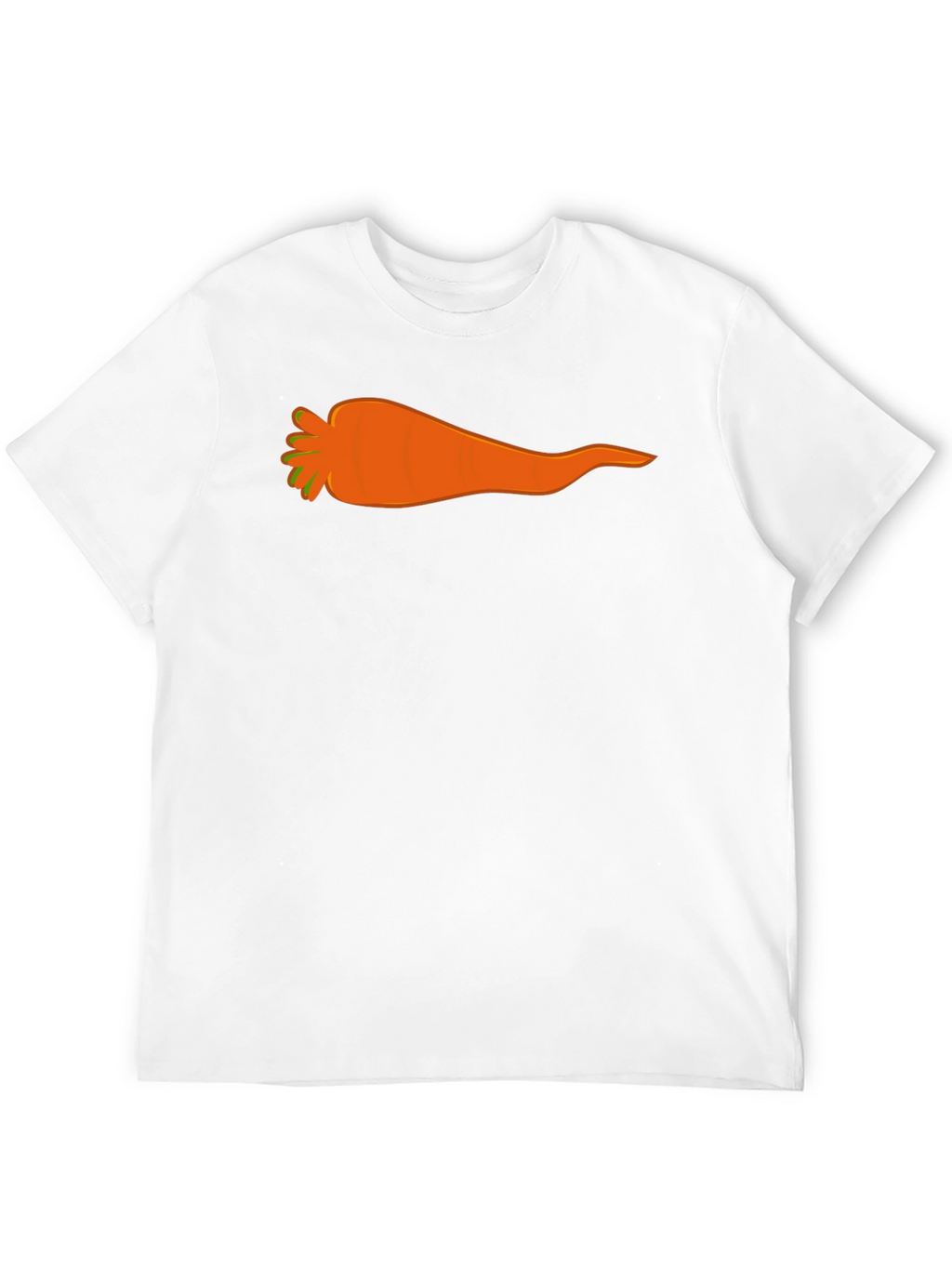 Funny Carrot Graphic Tee - Trendy Mens T-Shirt