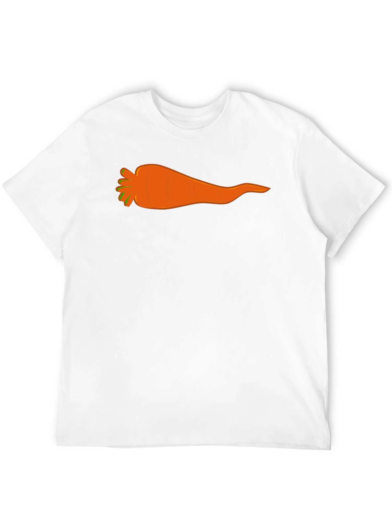 Funny Carrot Graphic Tee - Trendy Mens T-Shirt