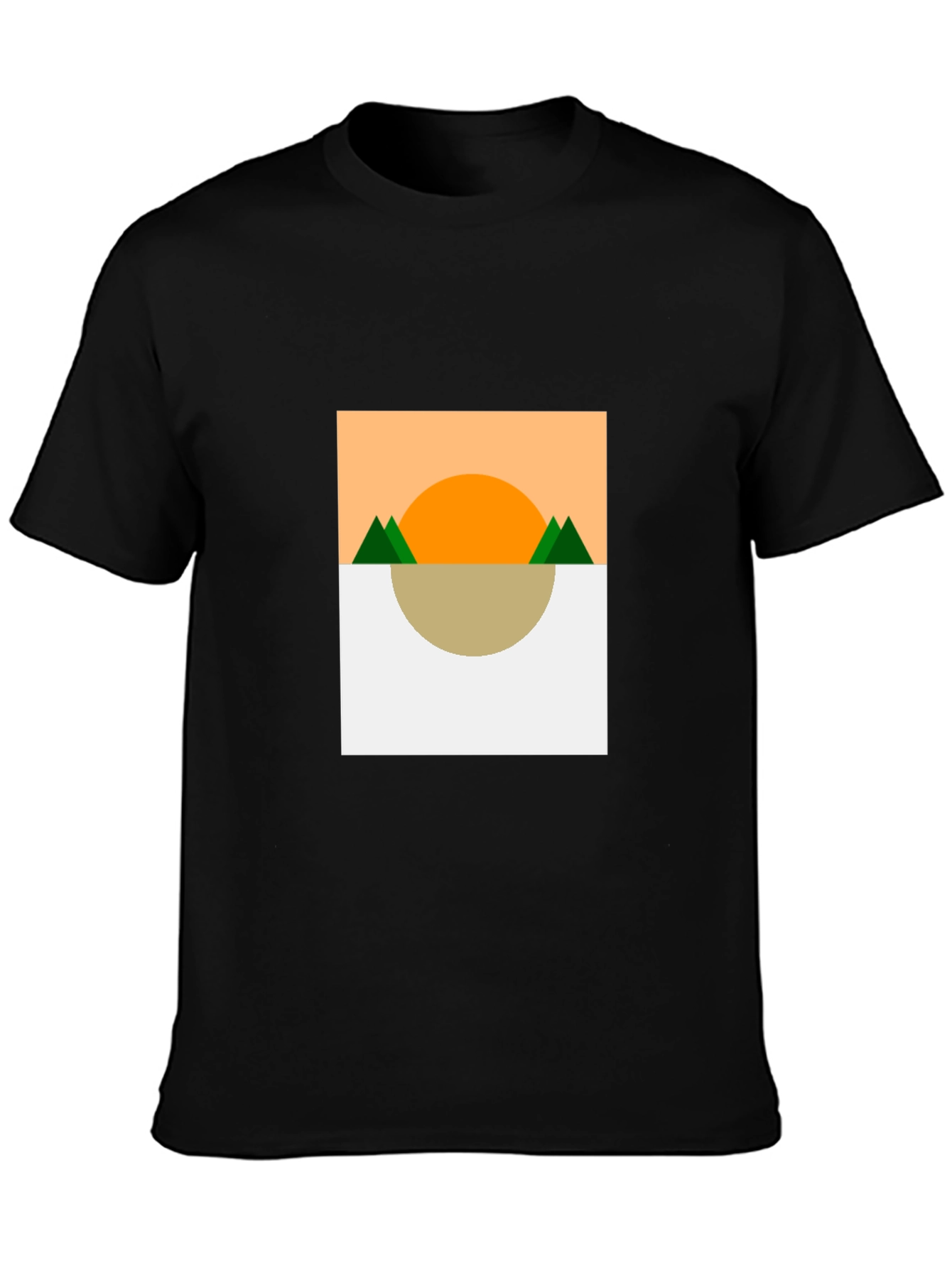 Geometric Landscape T-Shirt