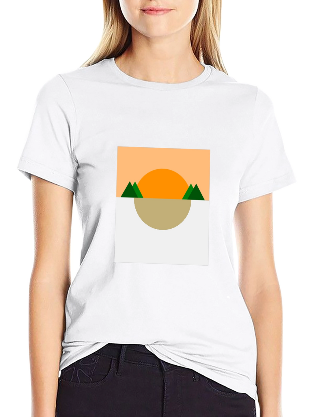 Geometric Landscape T-Shirt
