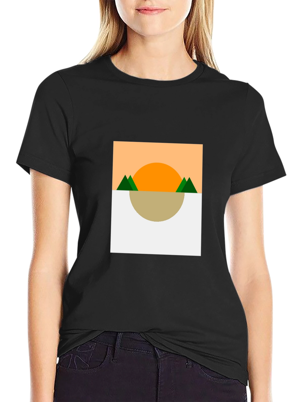 Geometric Landscape T-Shirt