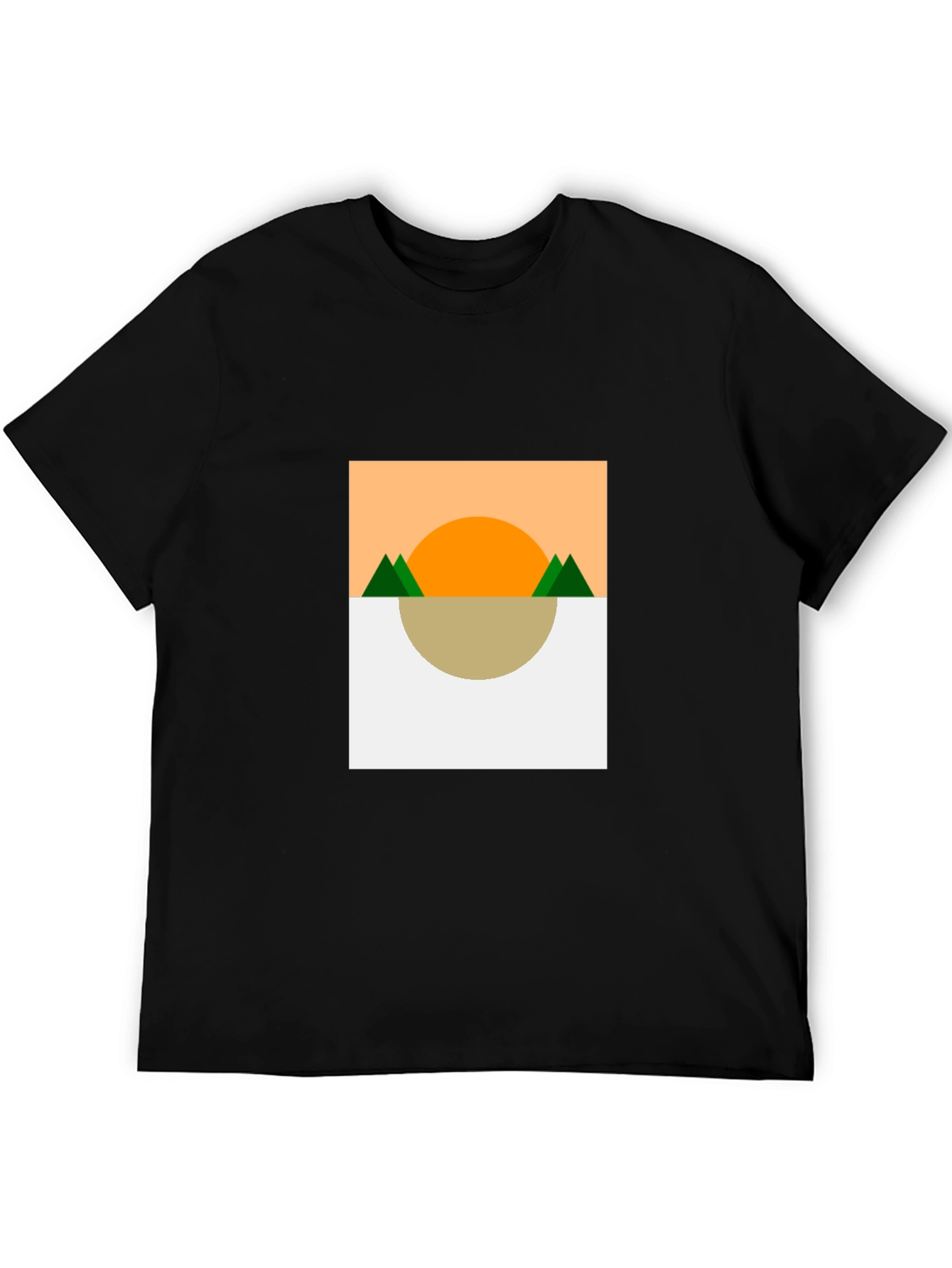 Geometric Landscape T-Shirt