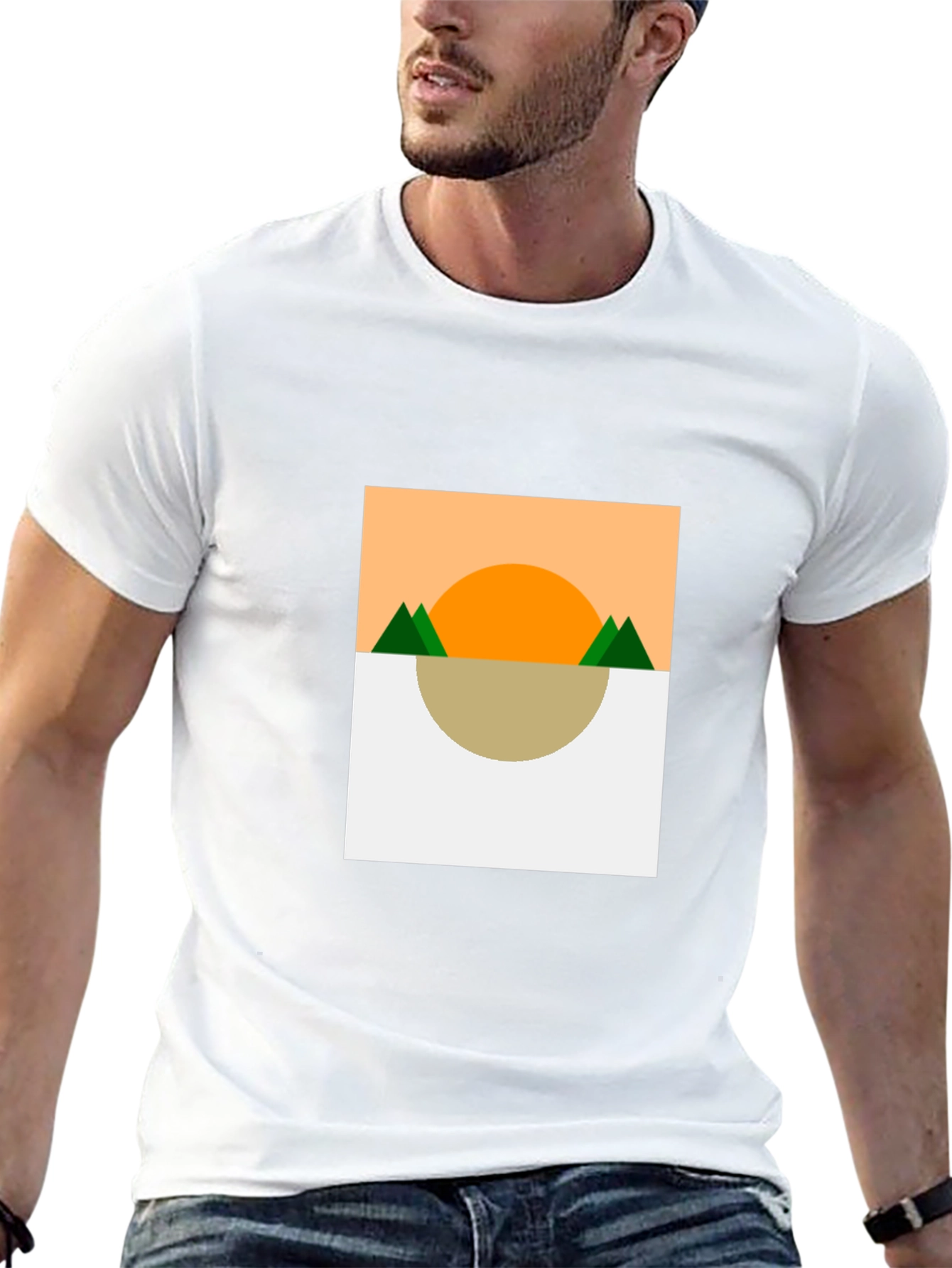 Geometric Landscape T-Shirt