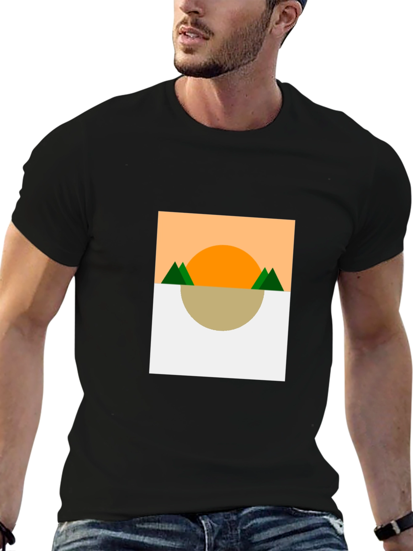 Geometric Landscape T-Shirt