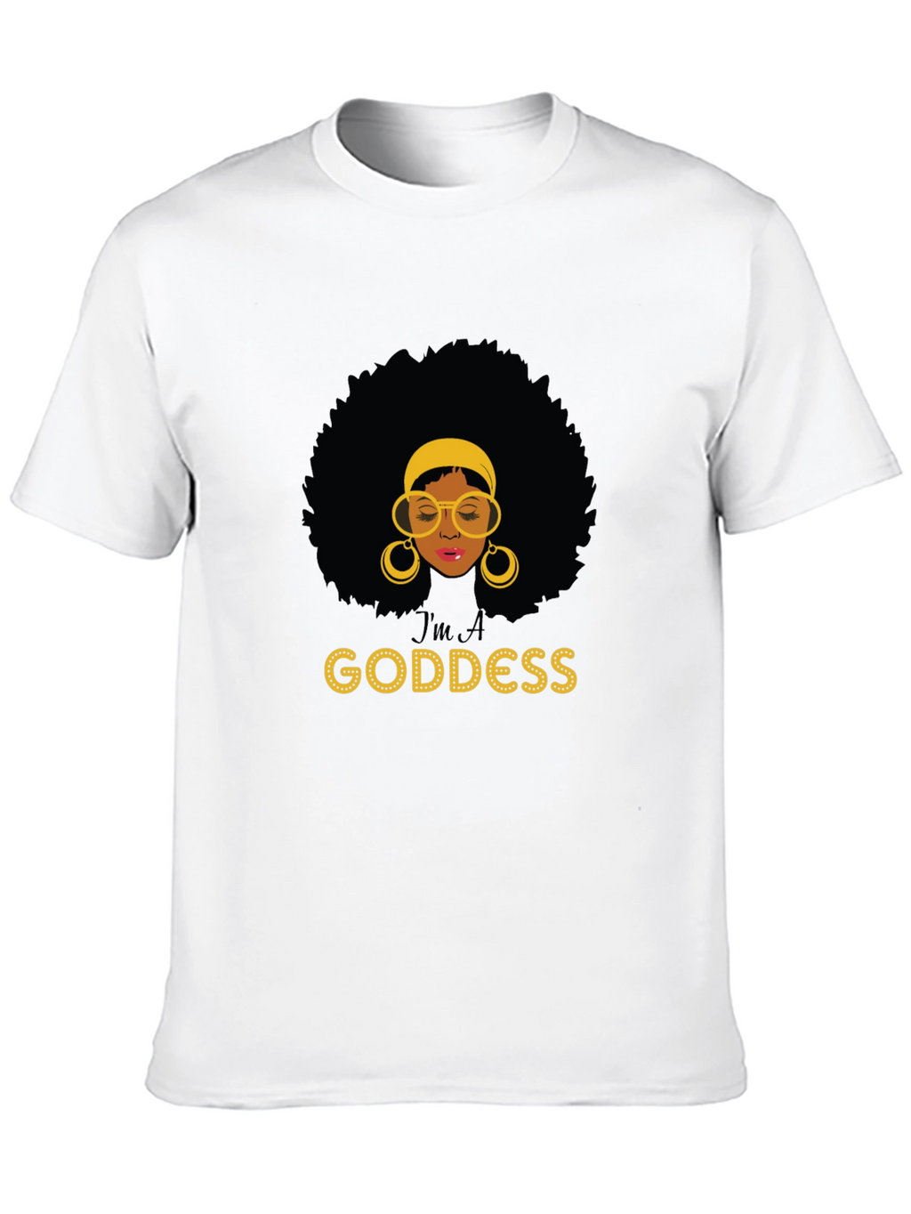 Im A Goddess Black T-Shirt
