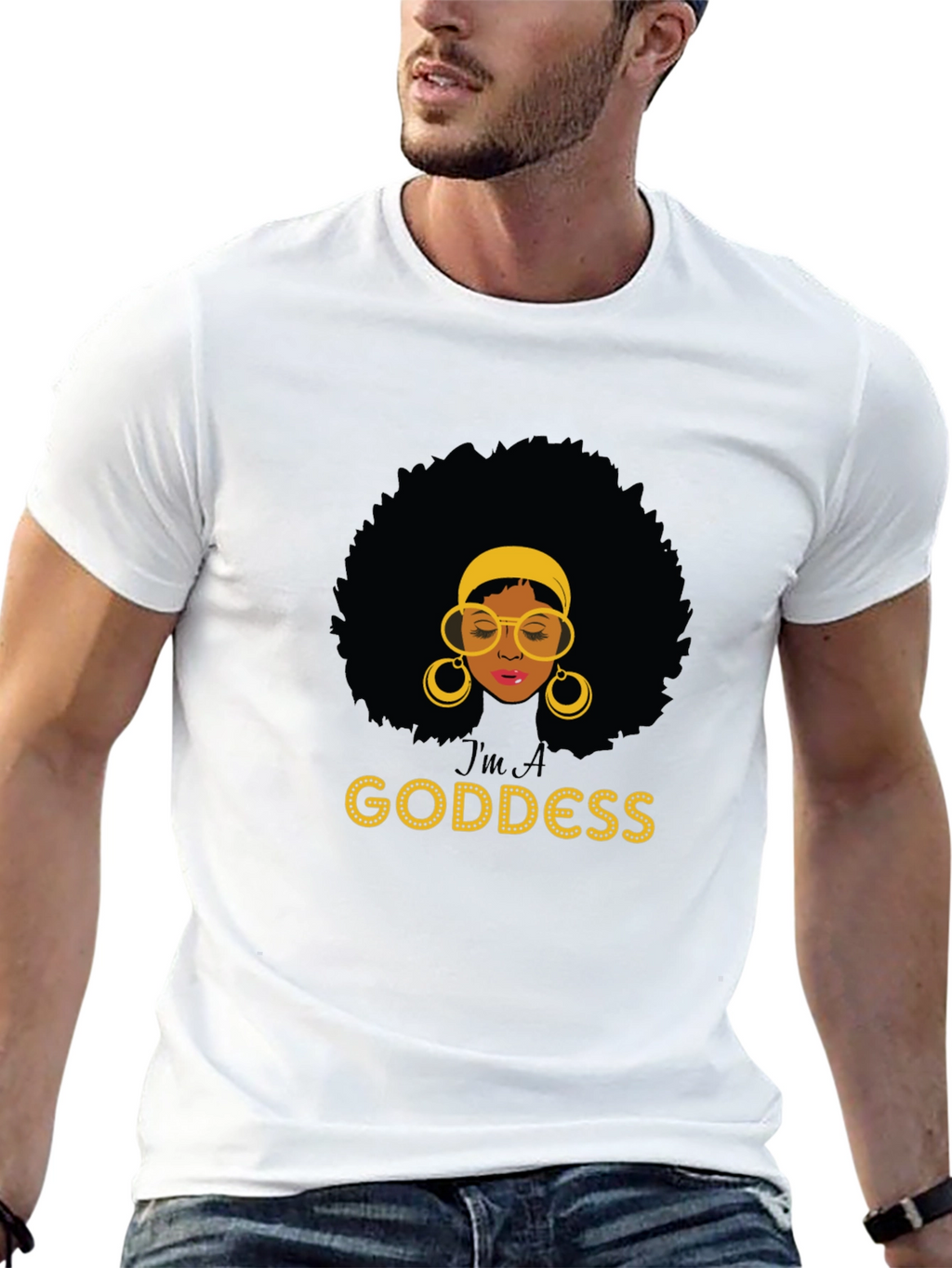 Im A Goddess Black T-Shirt