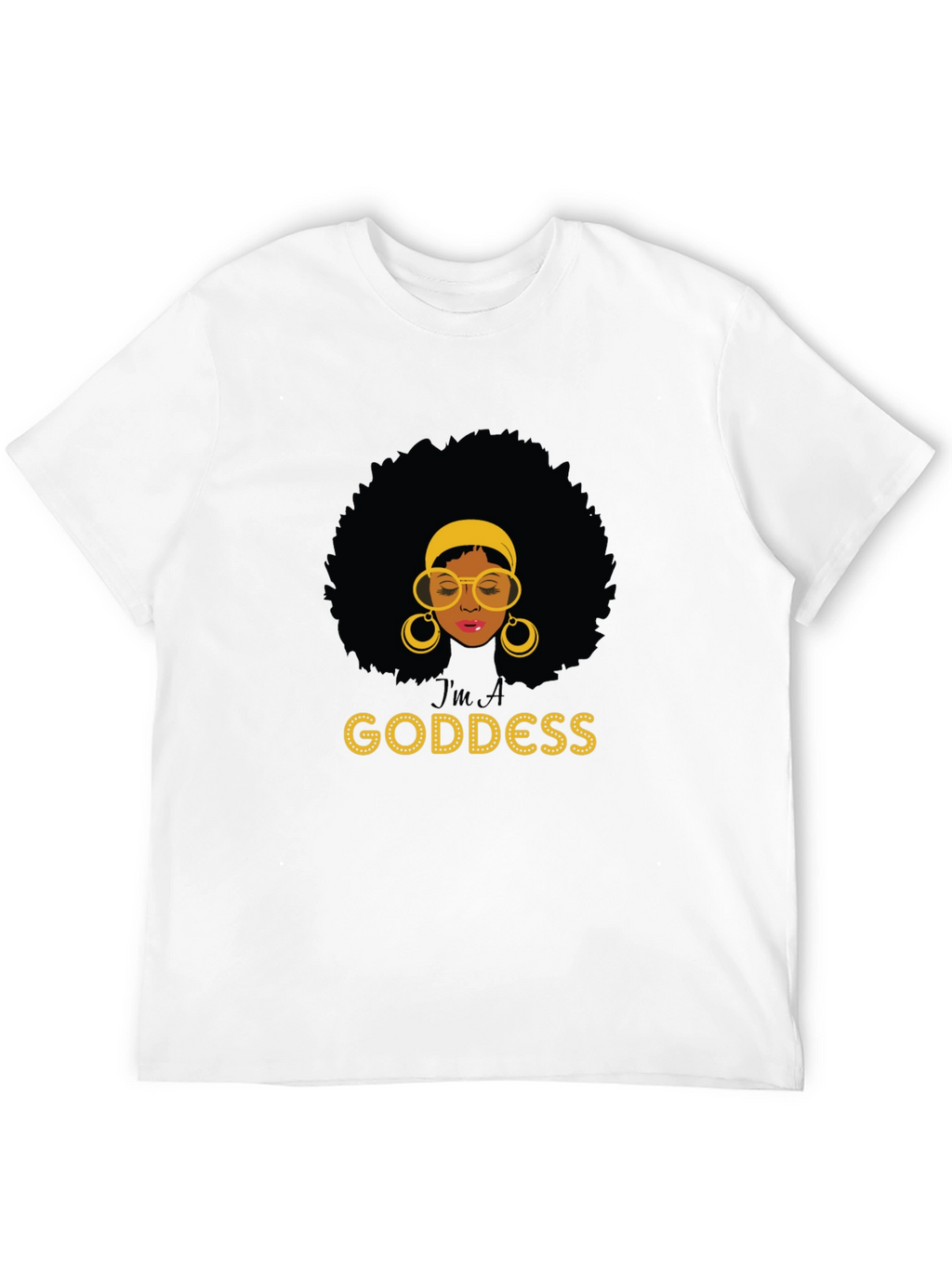 Im A Goddess Black T-Shirt