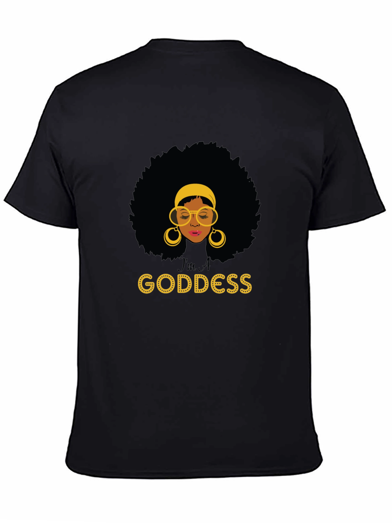 Im A Goddess Black T-Shirt