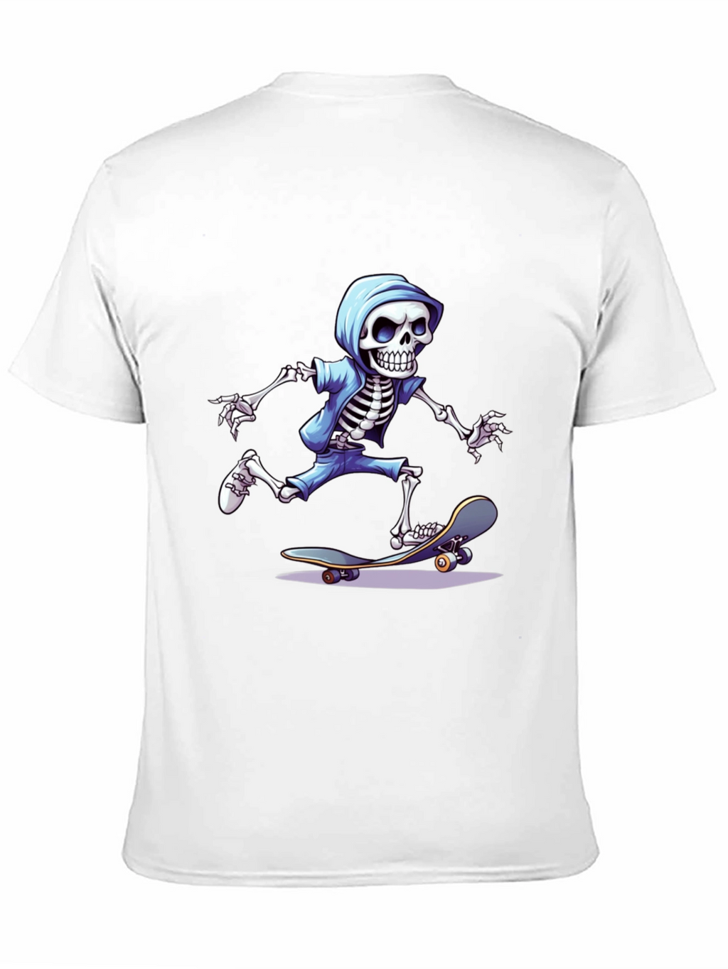 Skateboarding Skeleton Graphic Tee
