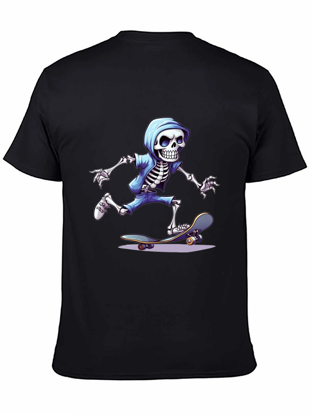 Skateboarding Skeleton Graphic Tee