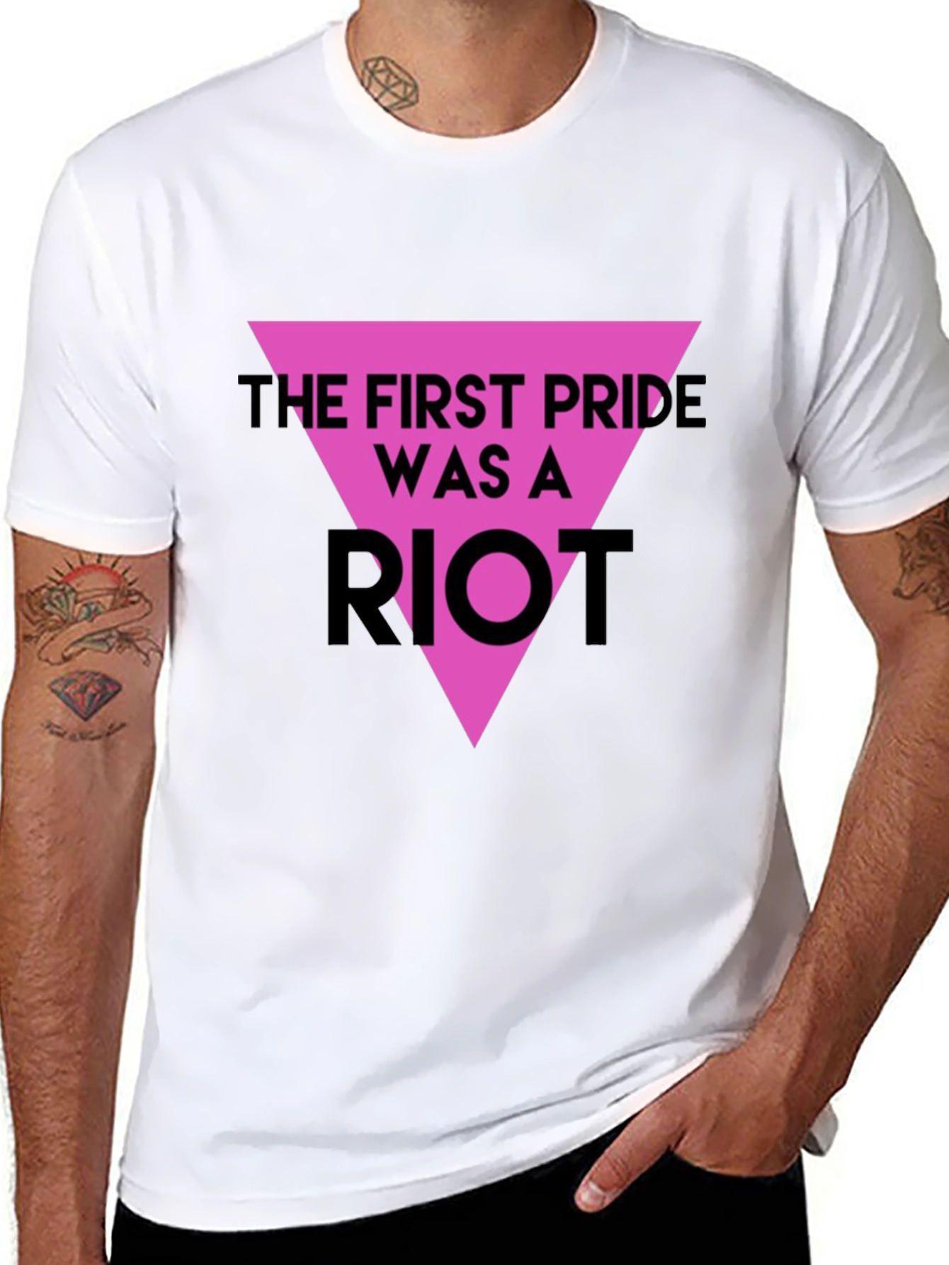 Pride Riot T-Shirt - Black