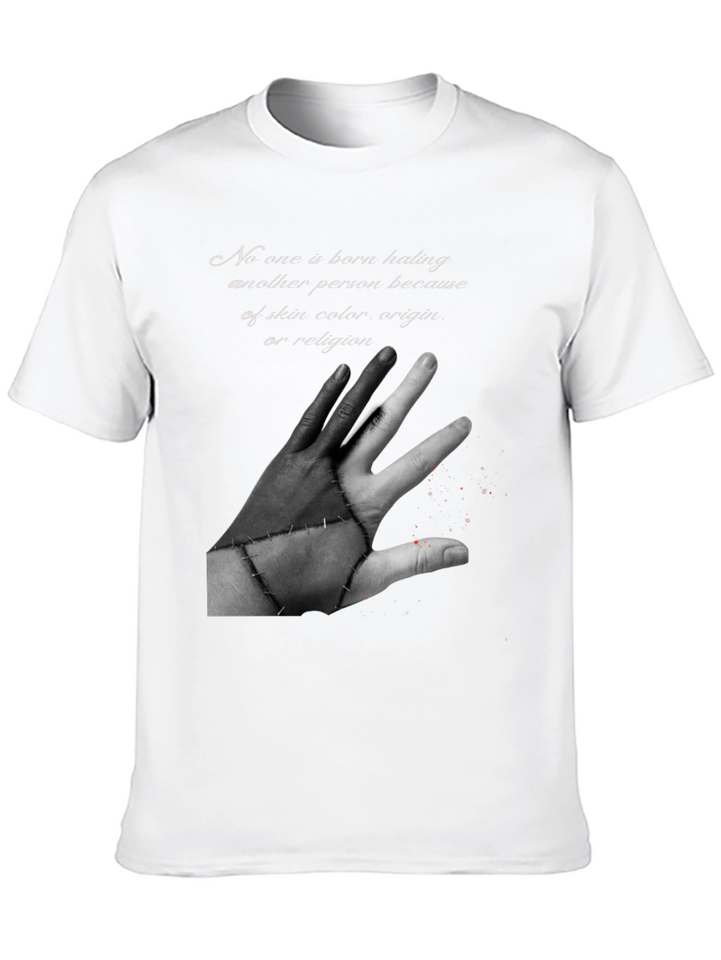 Unity Black T-Shirt - No Hate Graphic Tee
