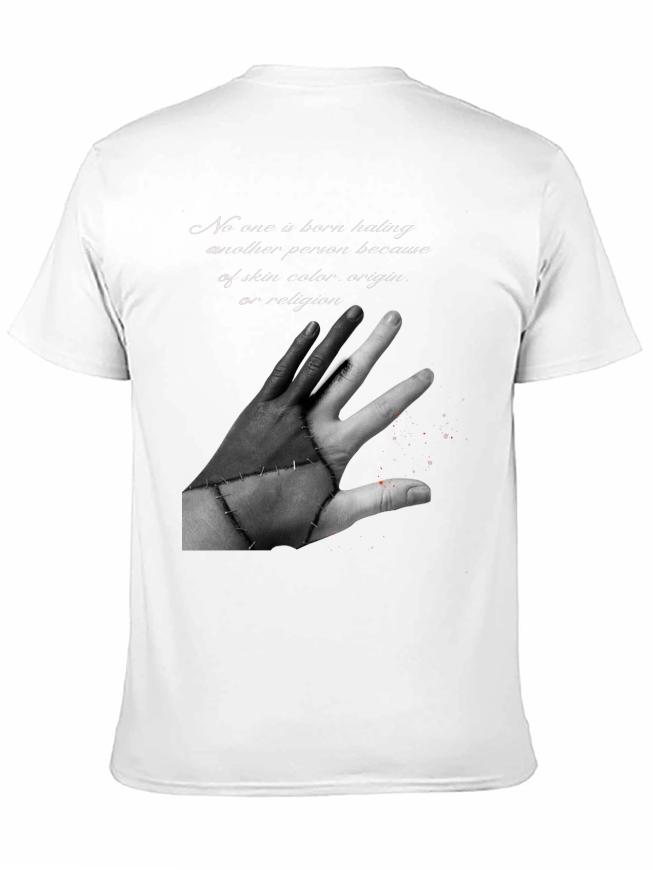 Unity Black T-Shirt - No Hate Graphic Tee