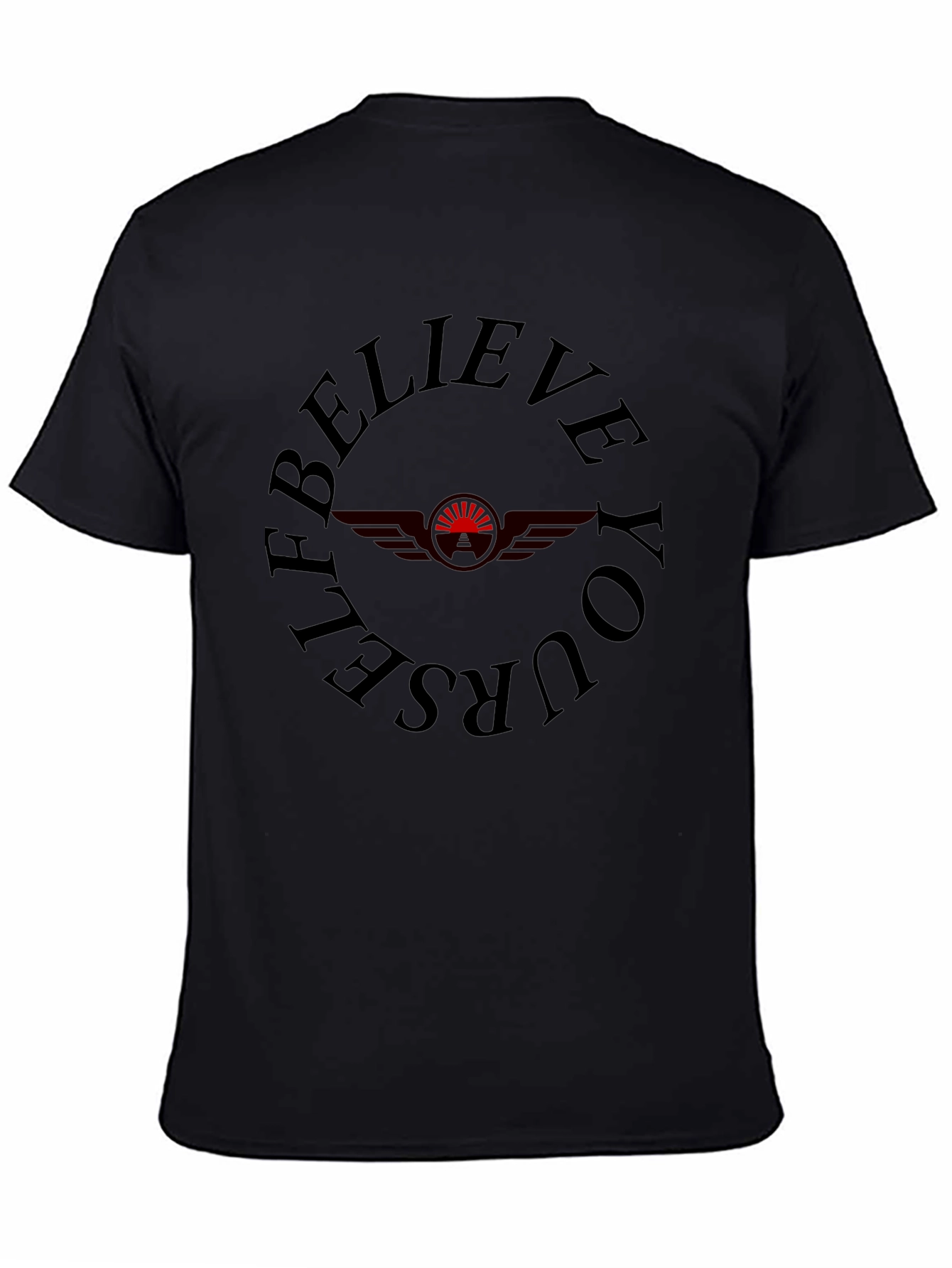Believe Yourself Graphic Tee - Black