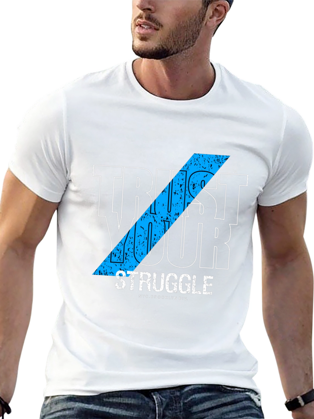 Trust Your Struggle Graphic Tee - Black