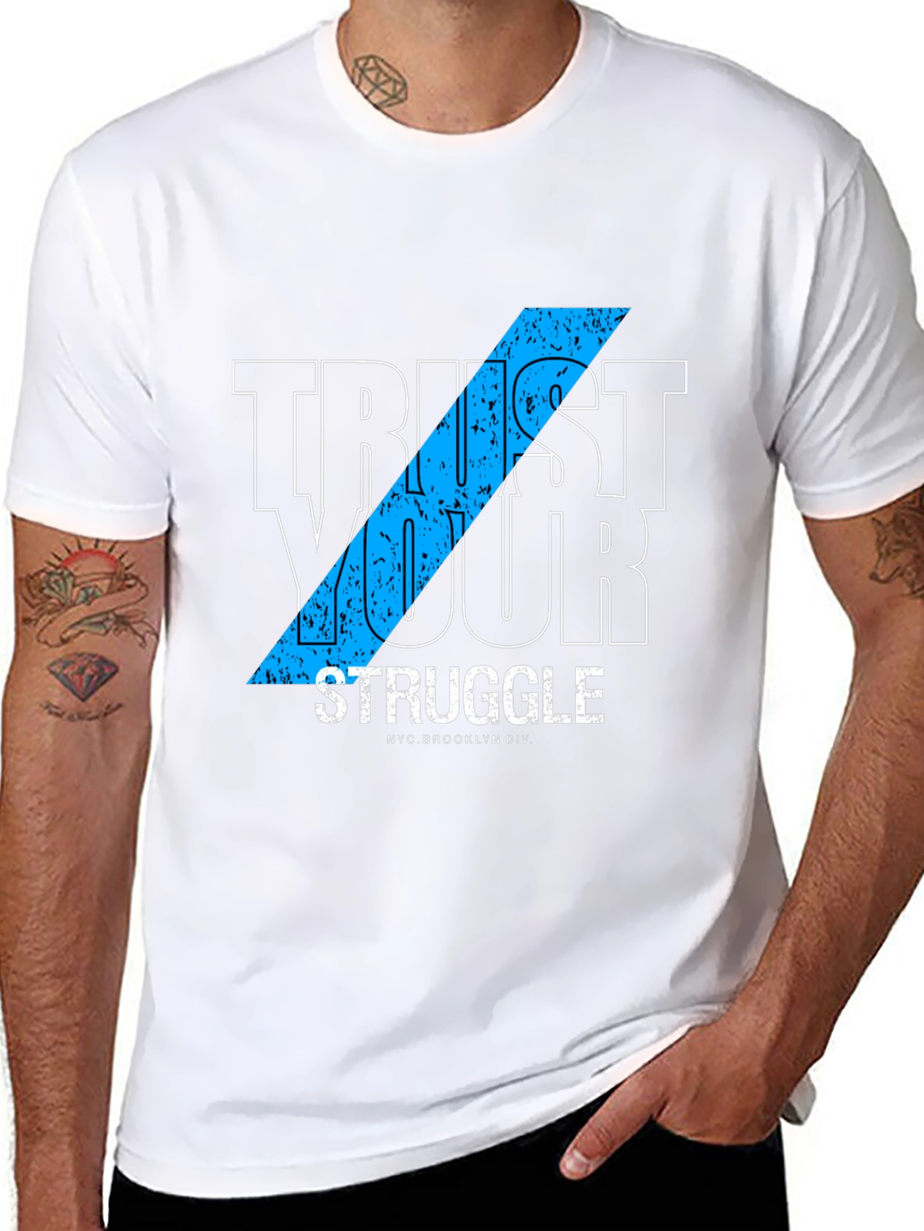 Trust Your Struggle Graphic Tee - Black