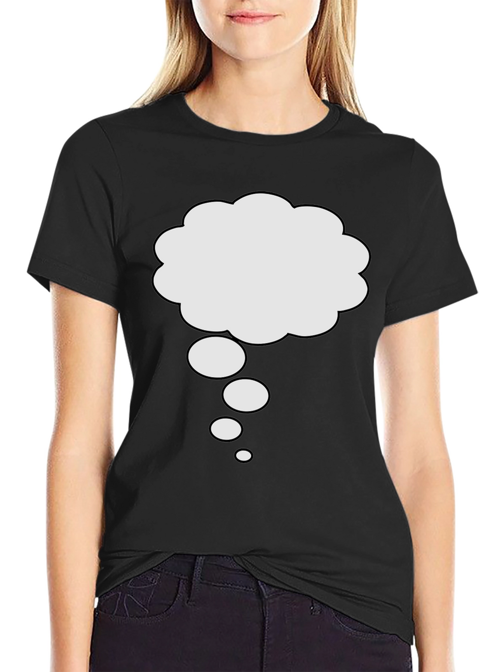 Thinking Cloud Black T-Shirt