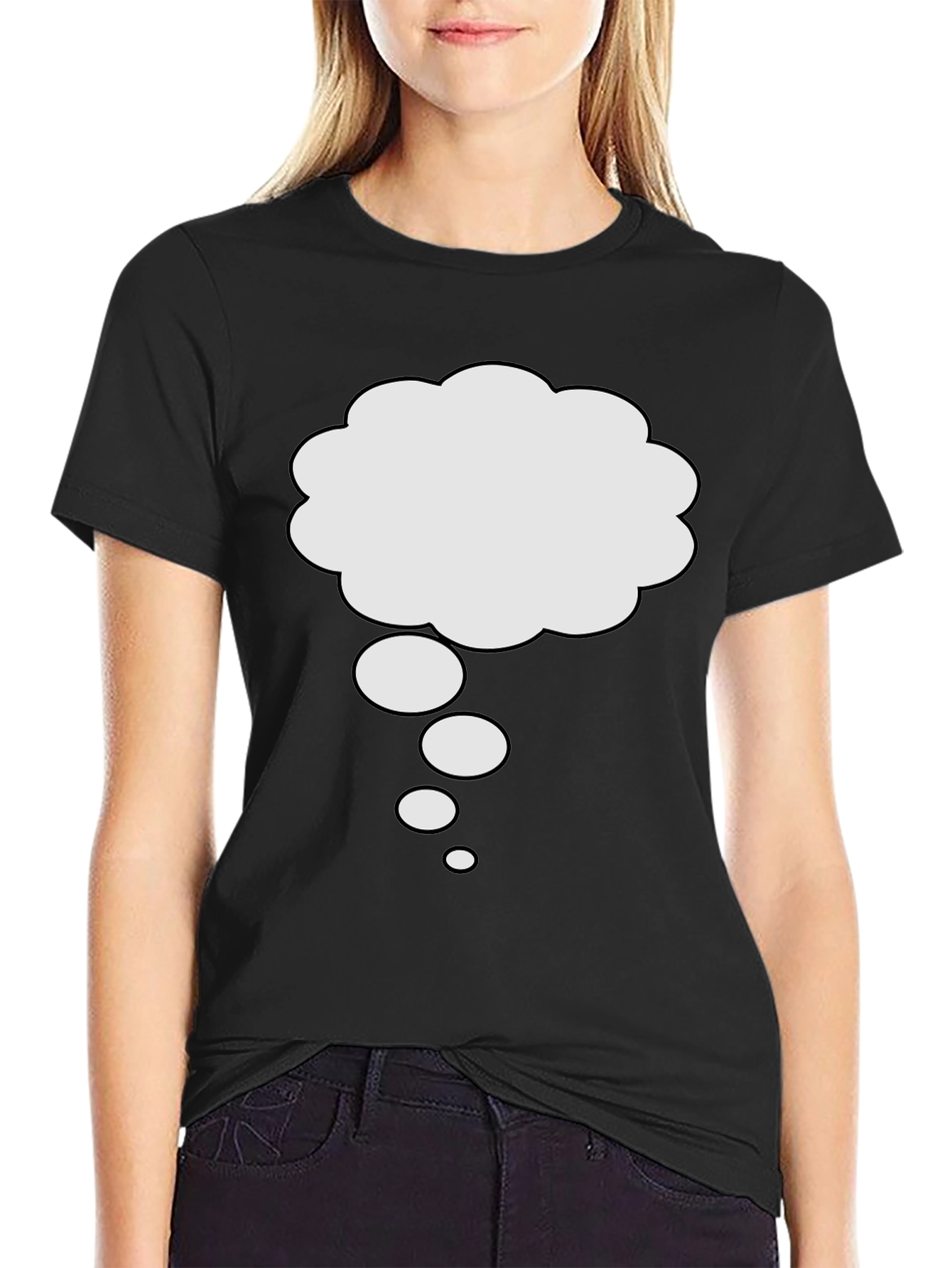 Thinking Cloud Black T-Shirt