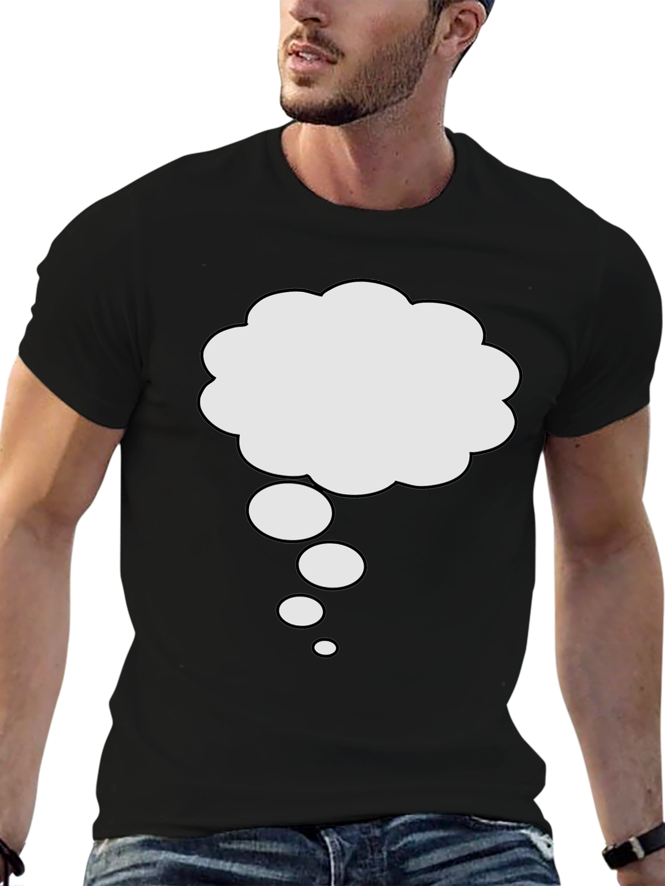 Thinking Cloud Black T-Shirt