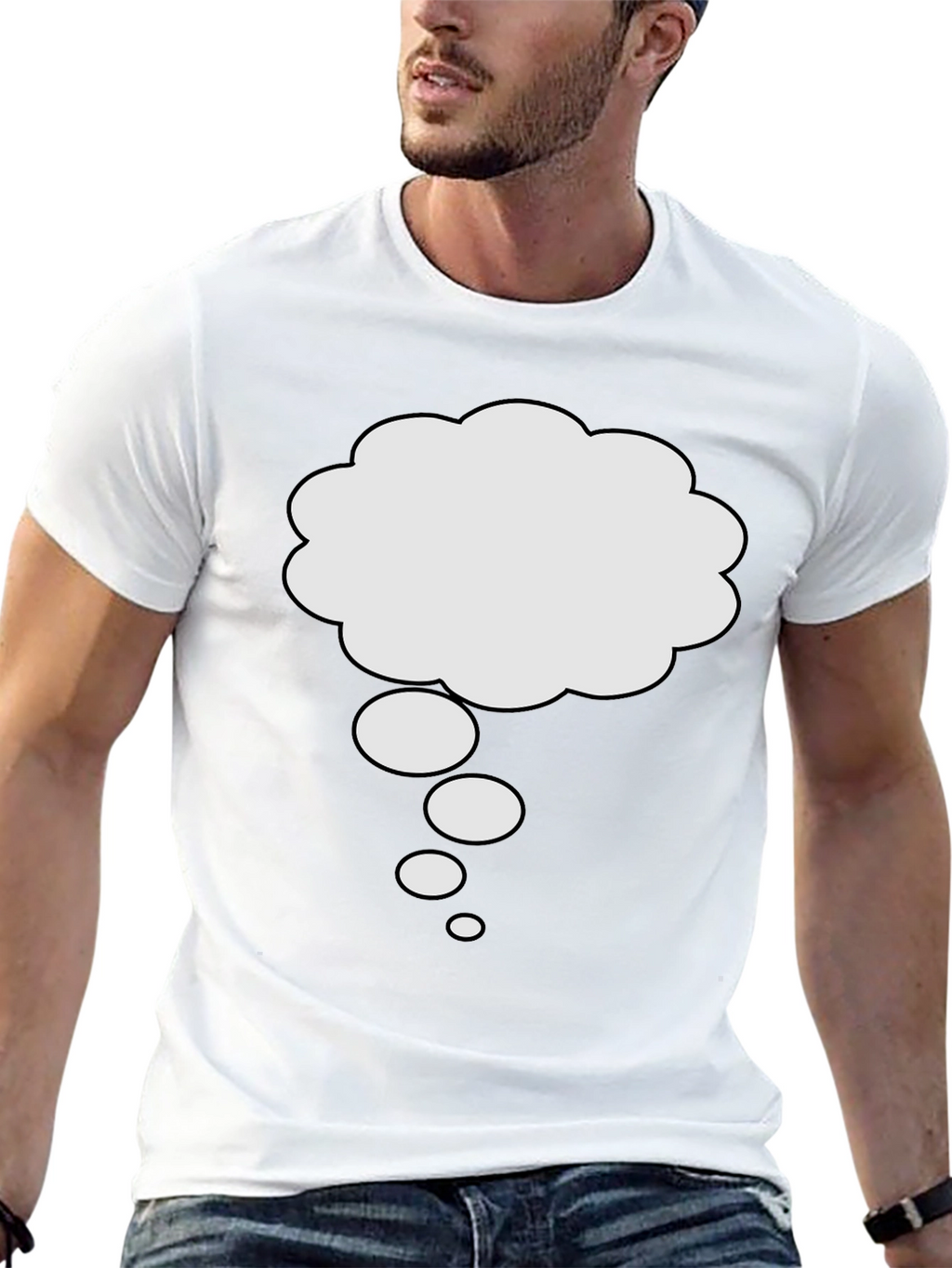 Thinking Cloud Black T-Shirt