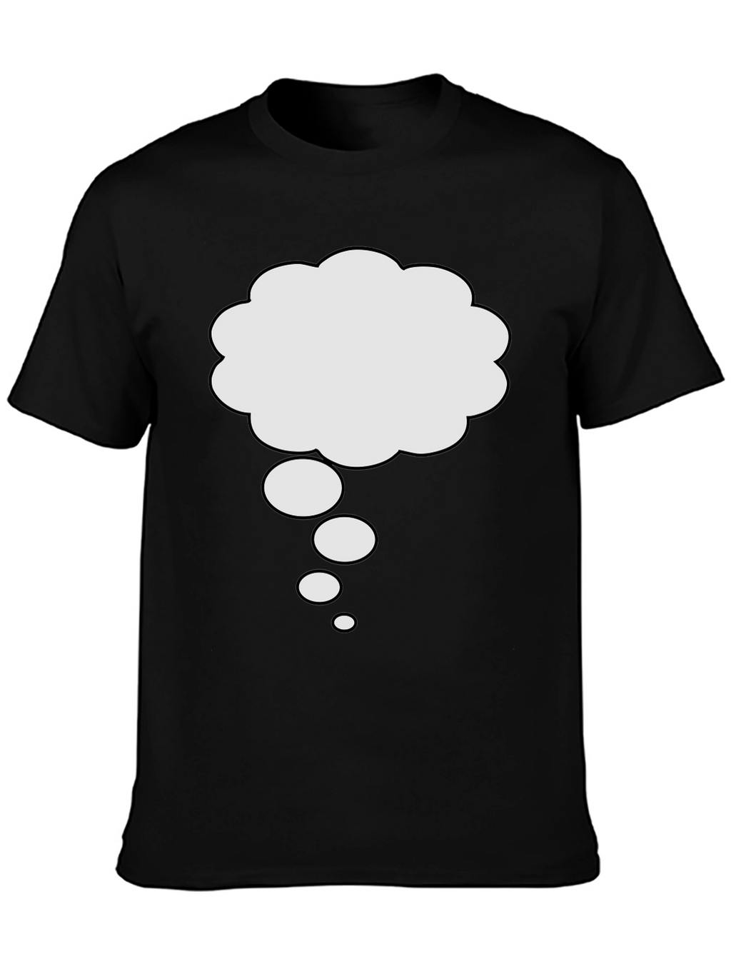 Thinking Cloud Black T-Shirt