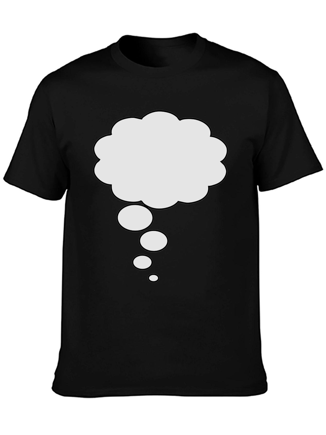 Thinking Cloud Black T-Shirt